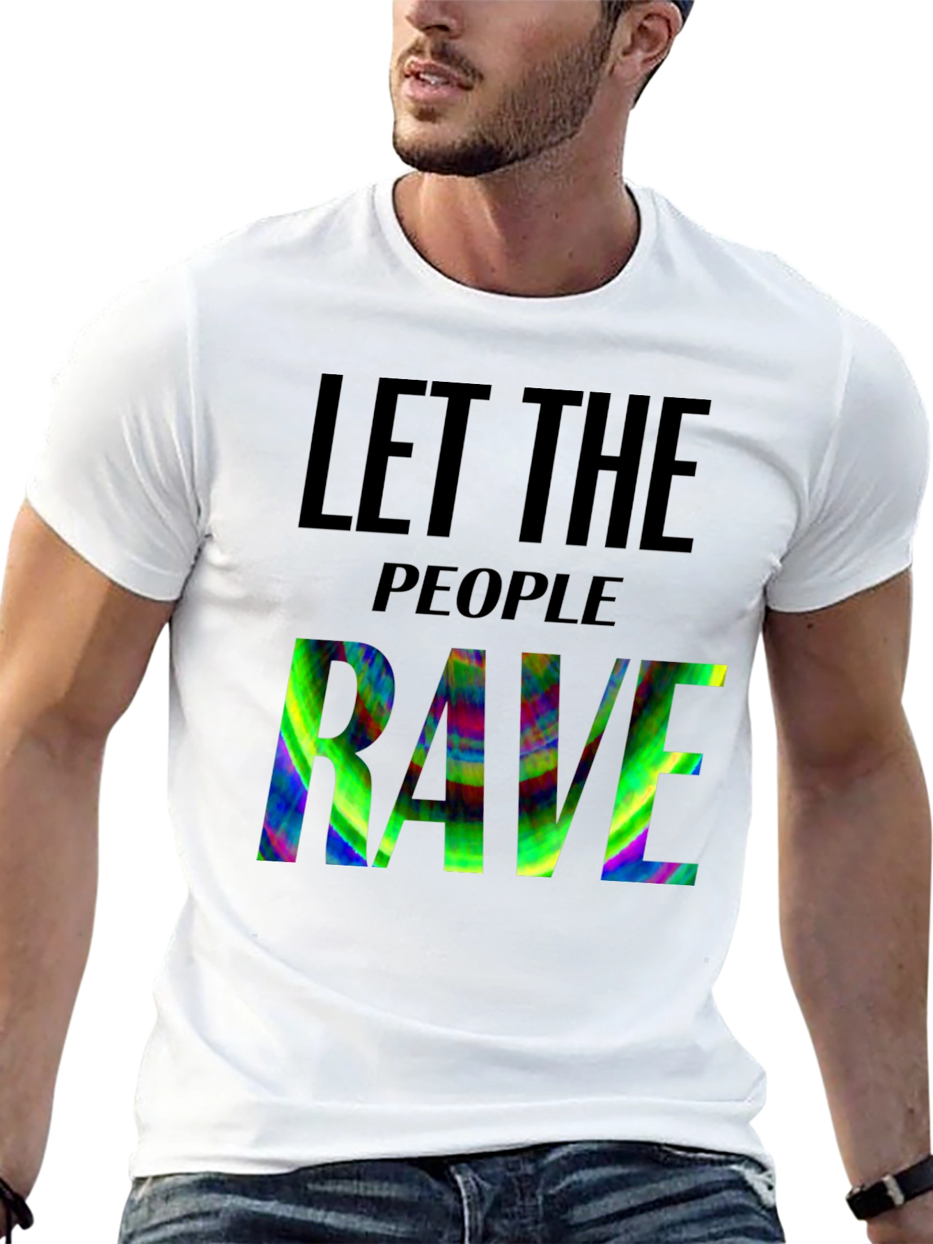 Let the People Rave T-Shirt: Vibrant Graphic Tee