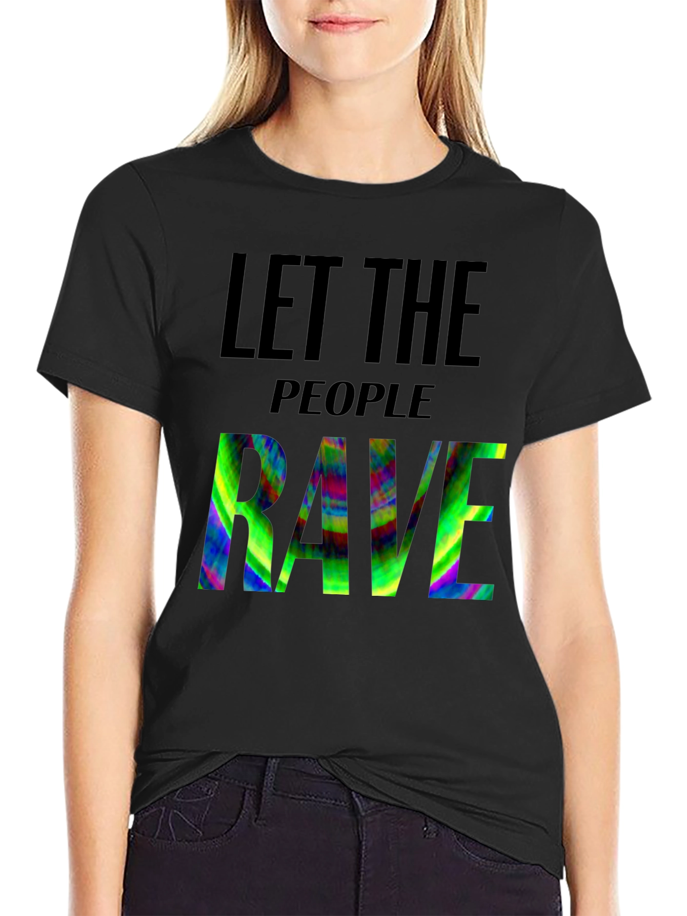 Let the People Rave T-Shirt: Vibrant Graphic Tee