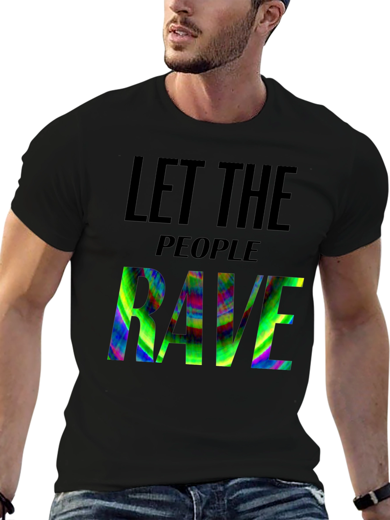 Let the People Rave T-Shirt: Vibrant Graphic Tee