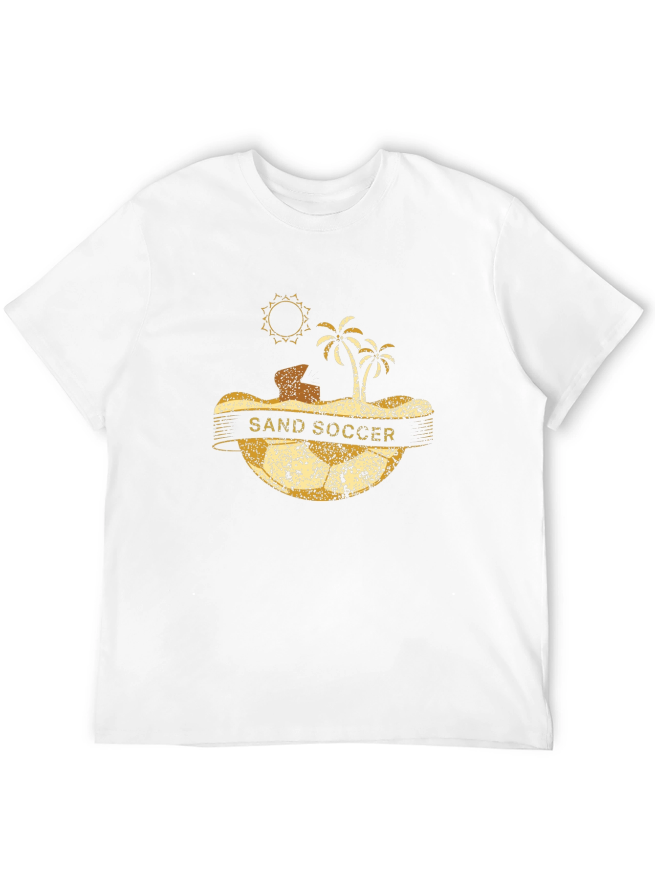 Sand Soccer Graphic Tee - Beach Vibes T-Shirt