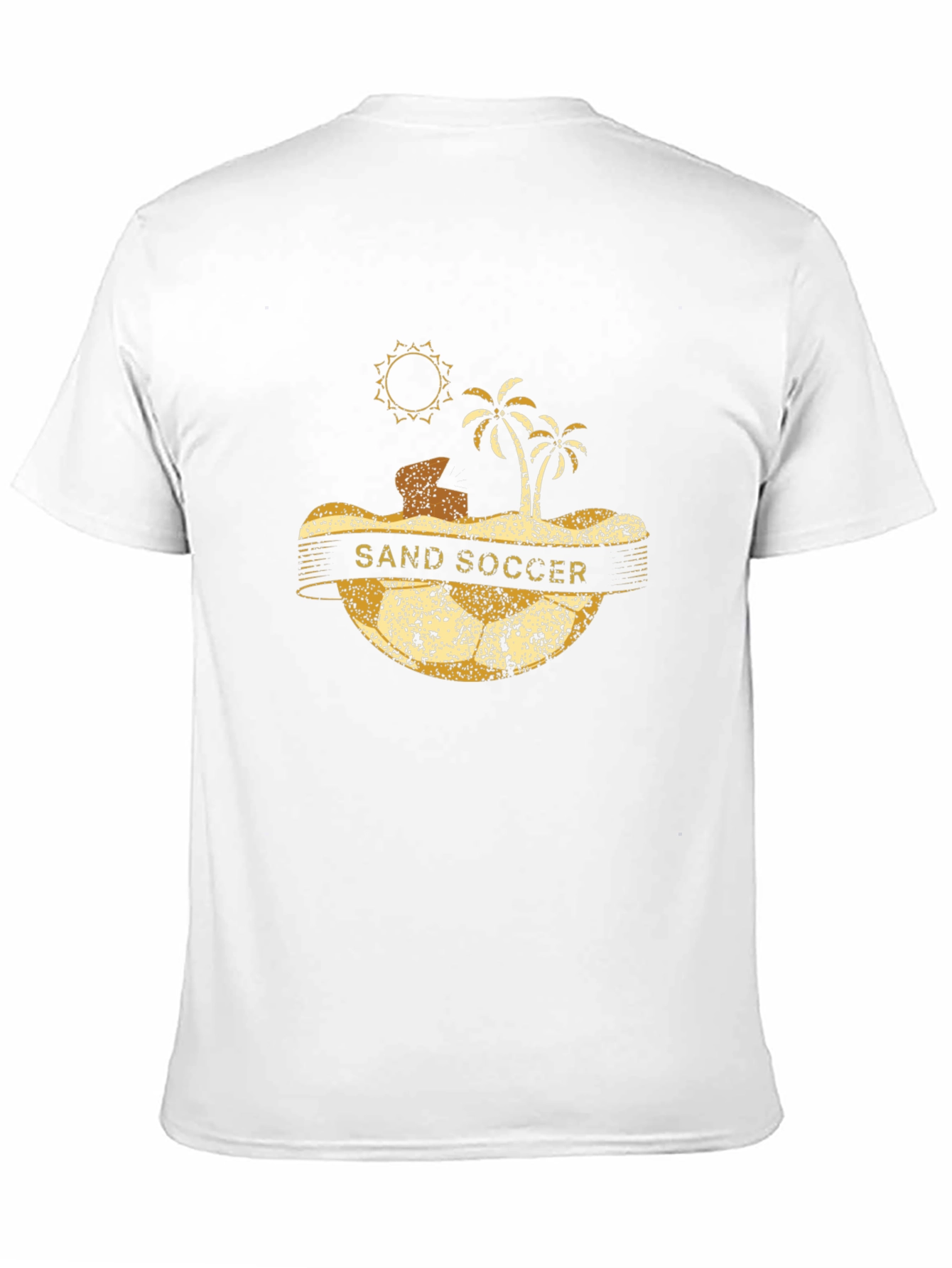 Sand Soccer Graphic Tee - Beach Vibes T-Shirt
