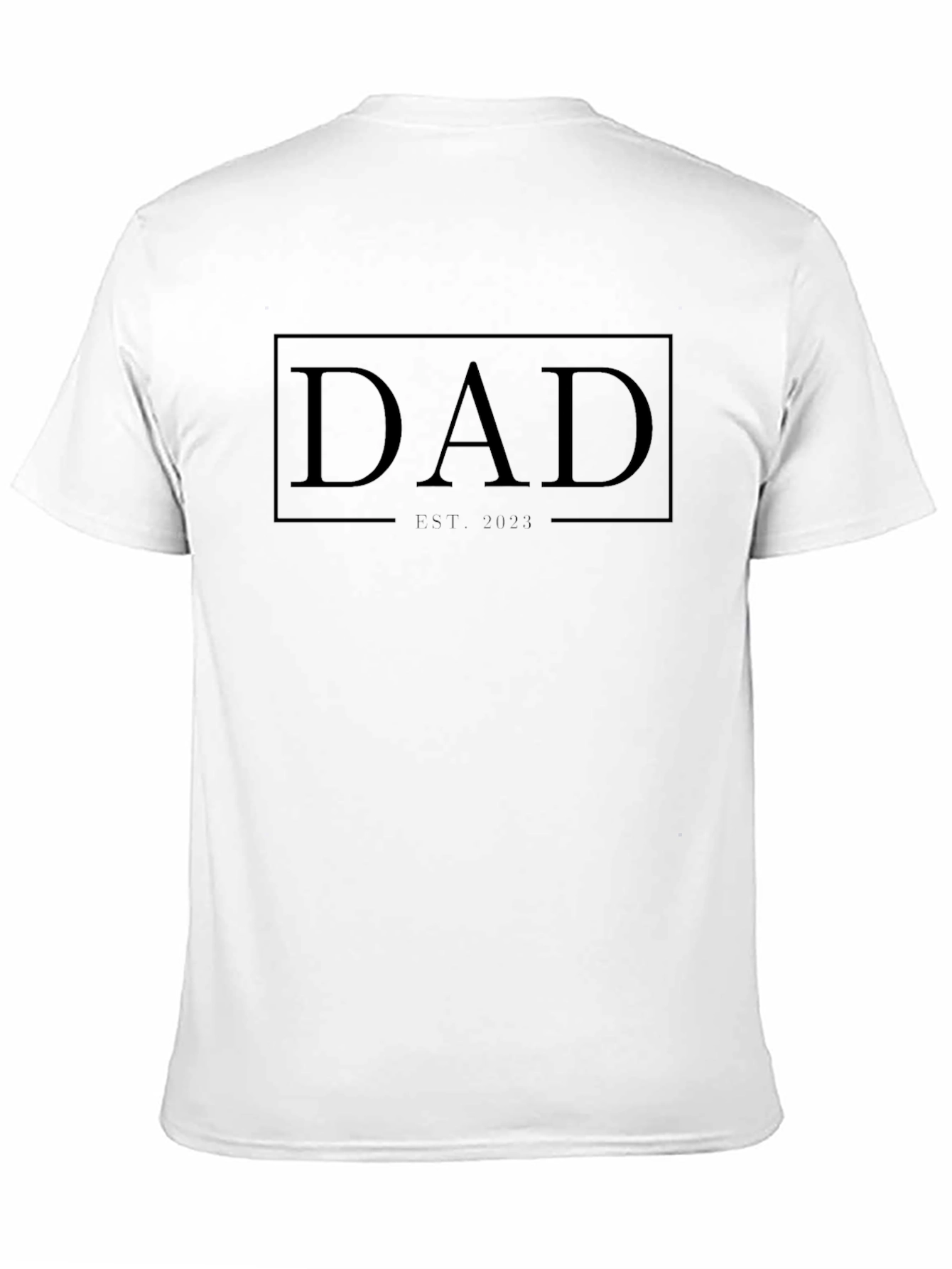 Dad Est. 2024 Black T-Shirt