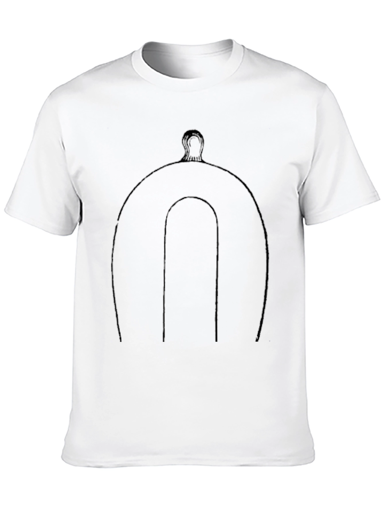 Modern Black T-Shirt - Abstract Design