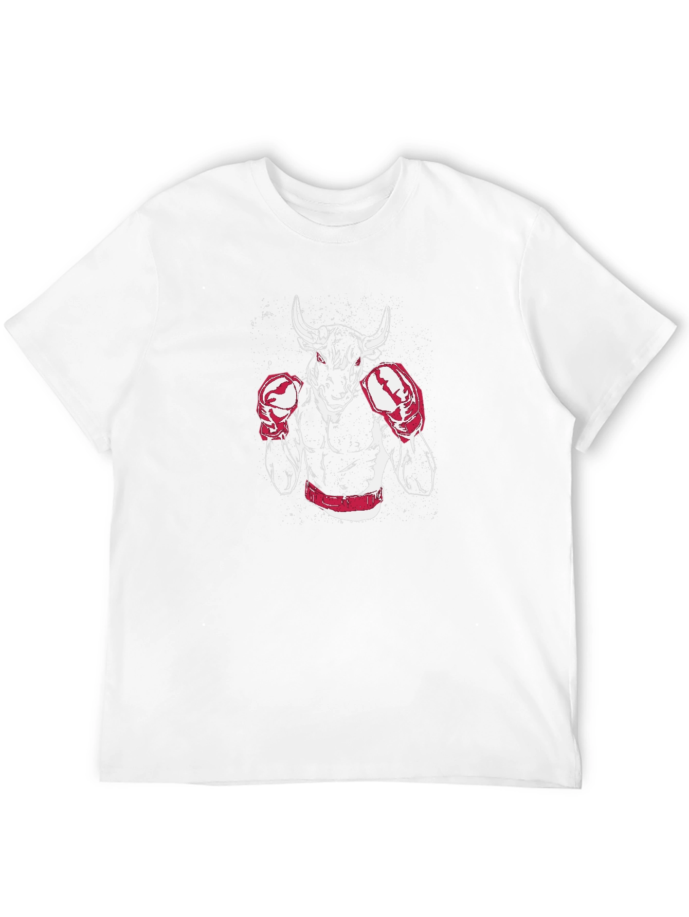 Bull Boxer Graphic Tee - Mens Black Cotton T-Shirt