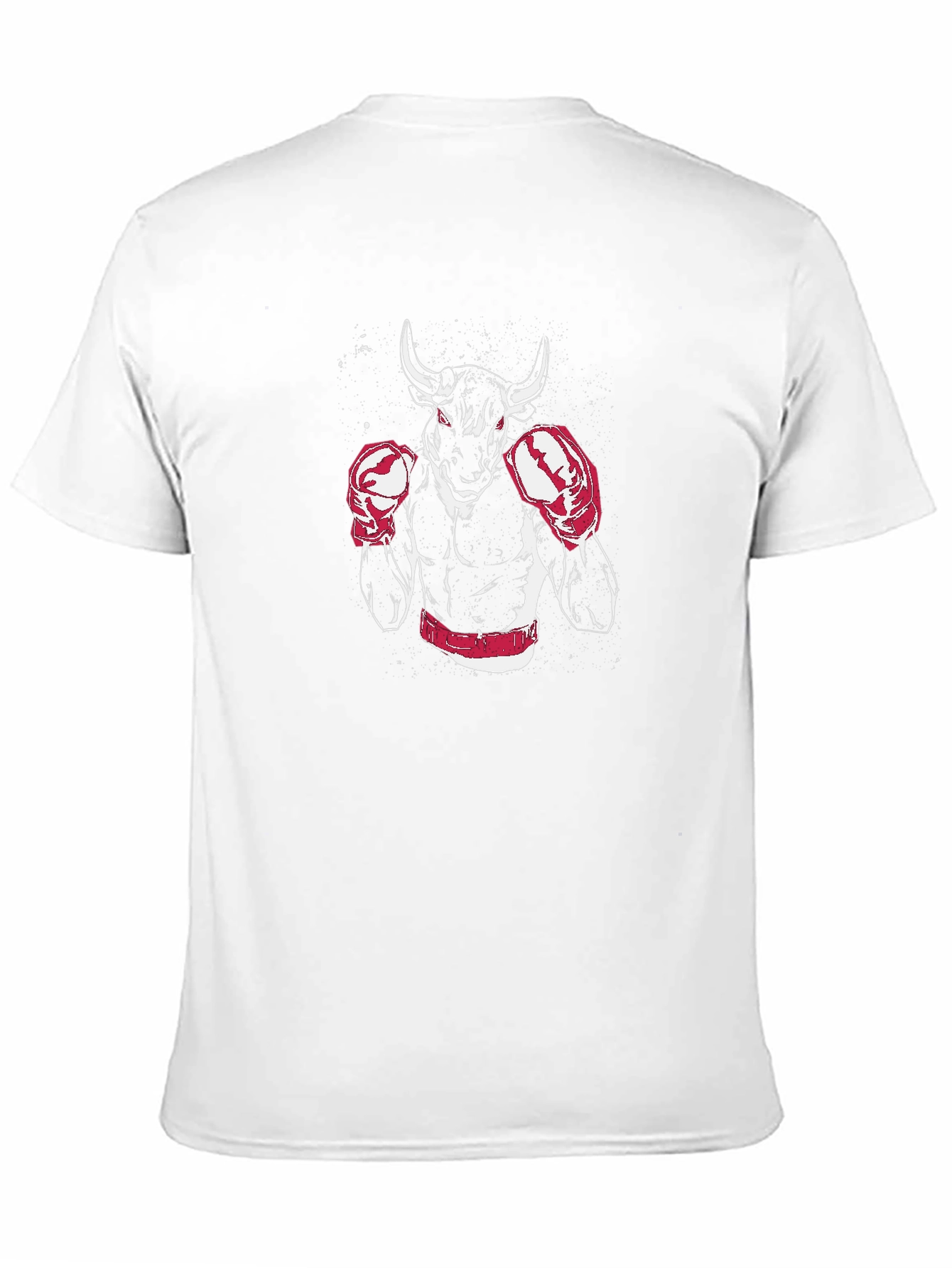 Bull Boxer Graphic Tee - Mens Black Cotton T-Shirt