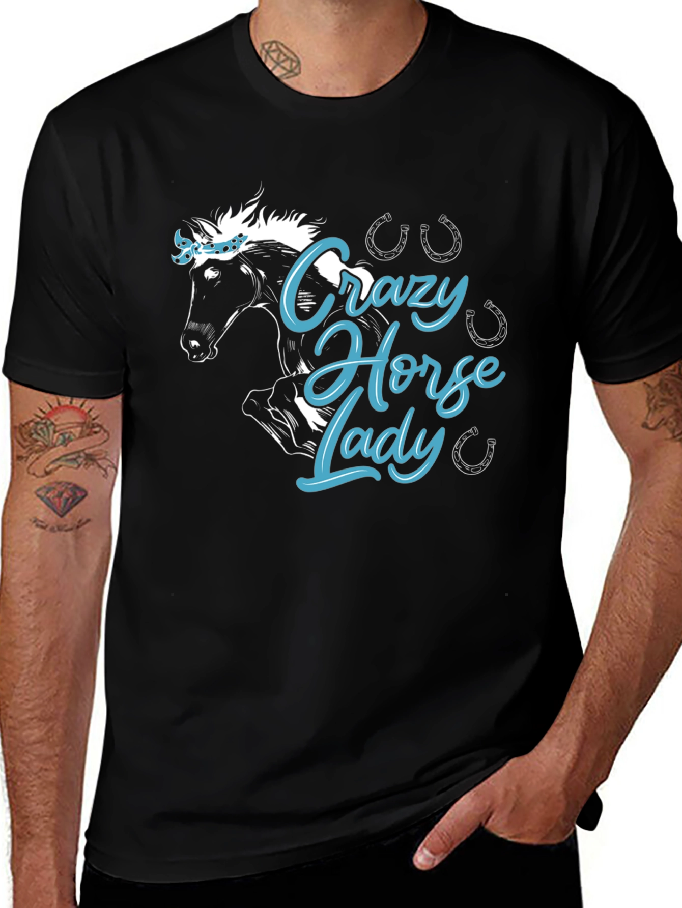 Crazy Horse Lady Graphic Tee