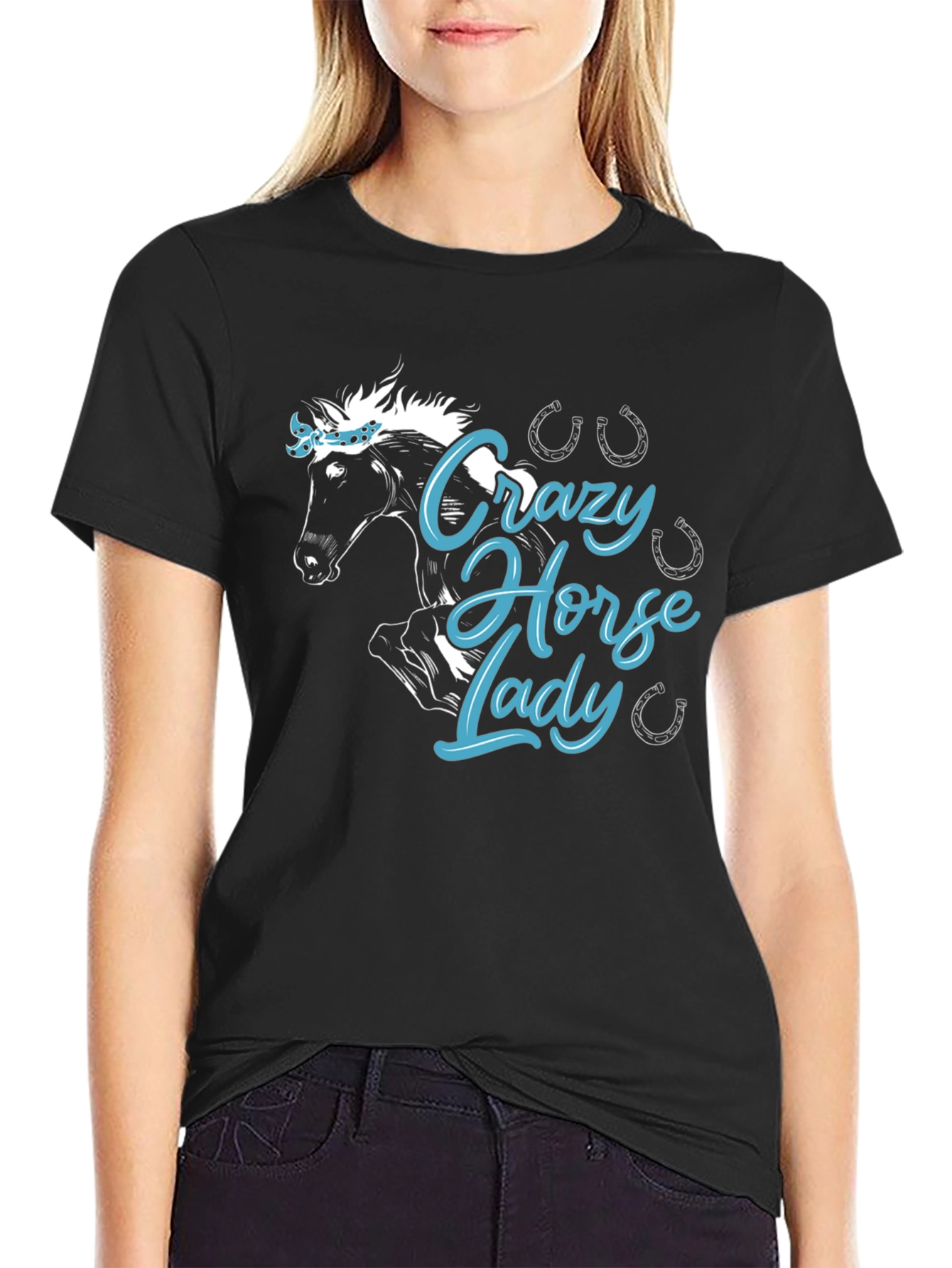 Crazy Horse Lady Graphic Tee
