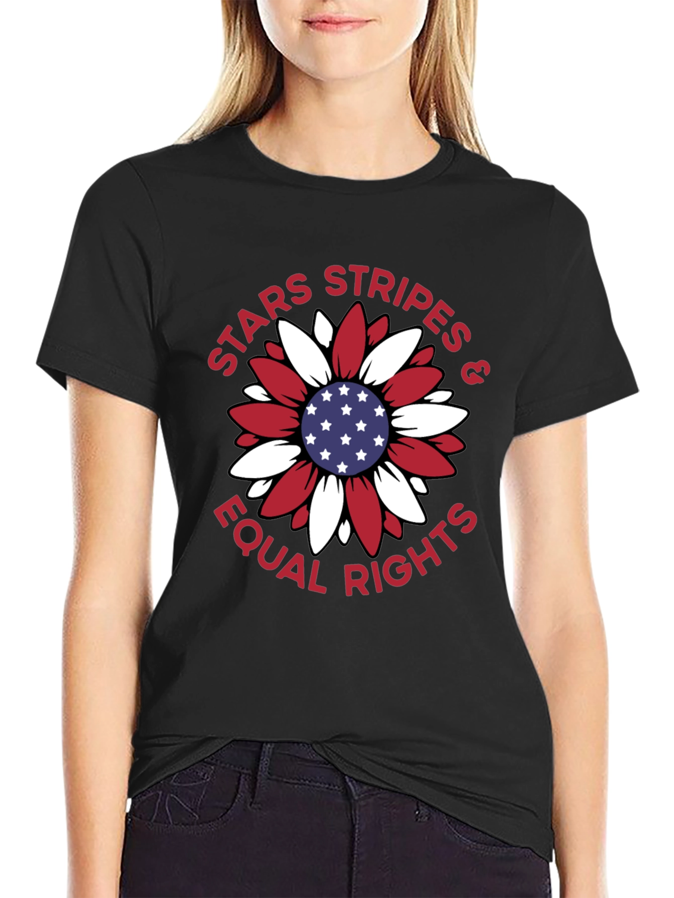 Stars Stripes & Equal Rights Patriotic T-Shirt
