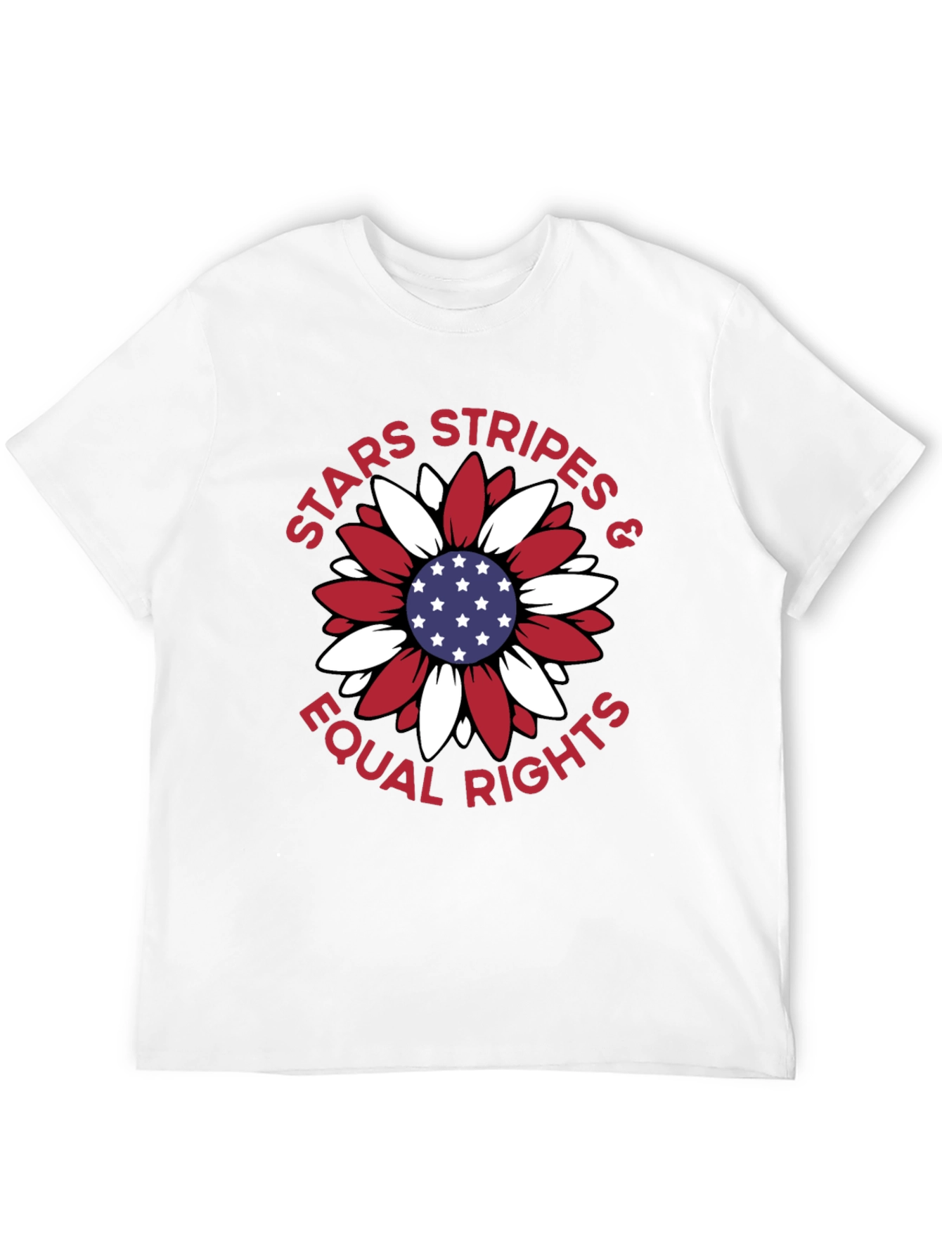 Stars Stripes & Equal Rights Patriotic T-Shirt