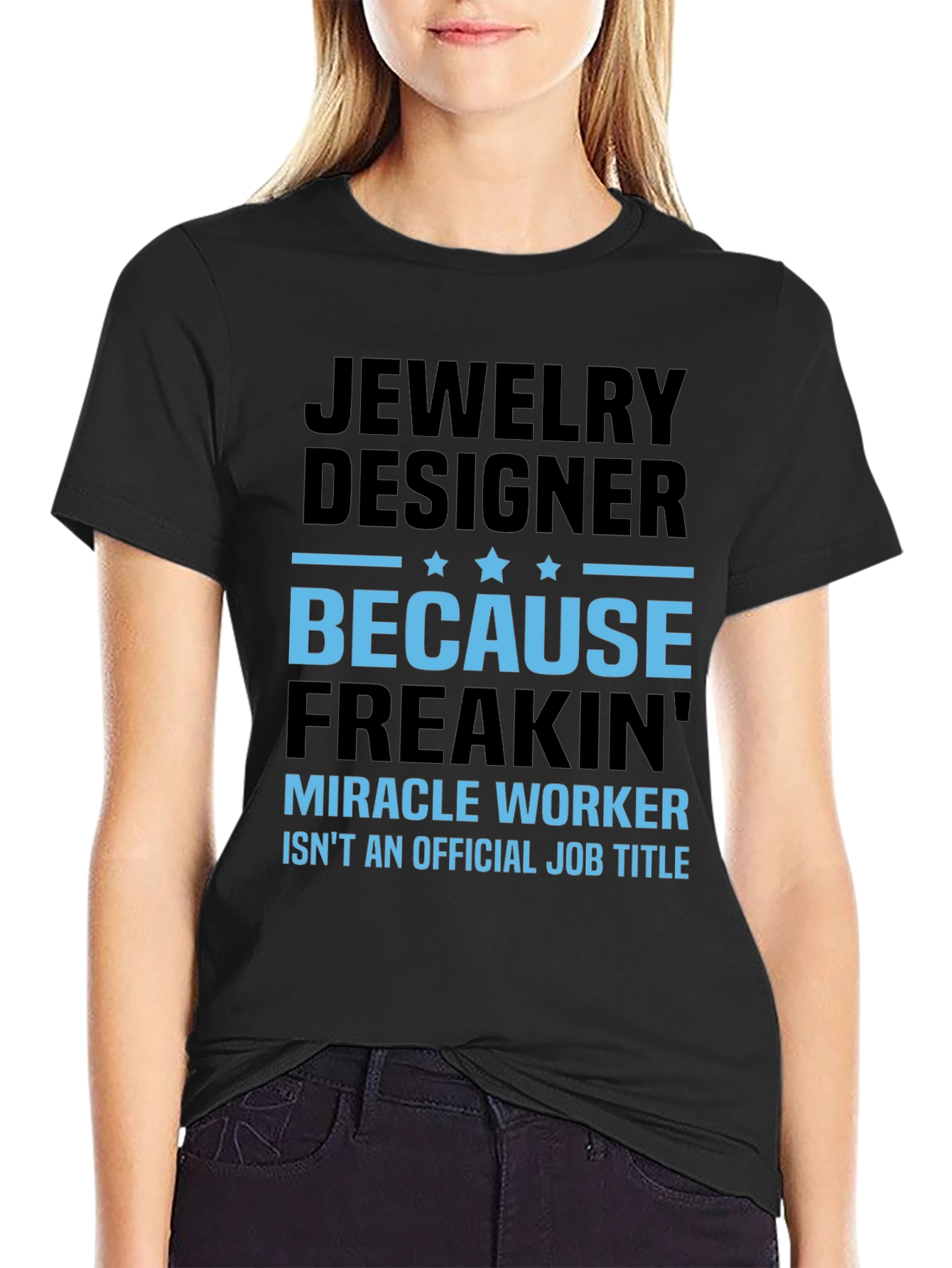 Jewelry Designer Funny Black T-Shirt