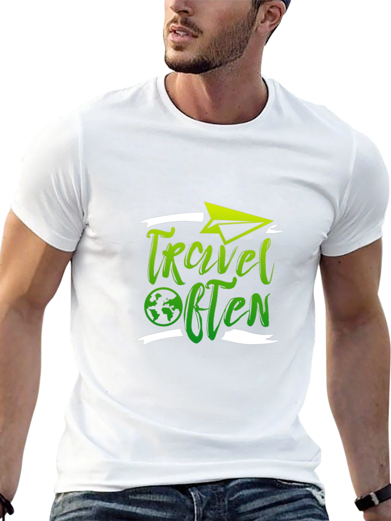 Travel Often Black T-Shirt