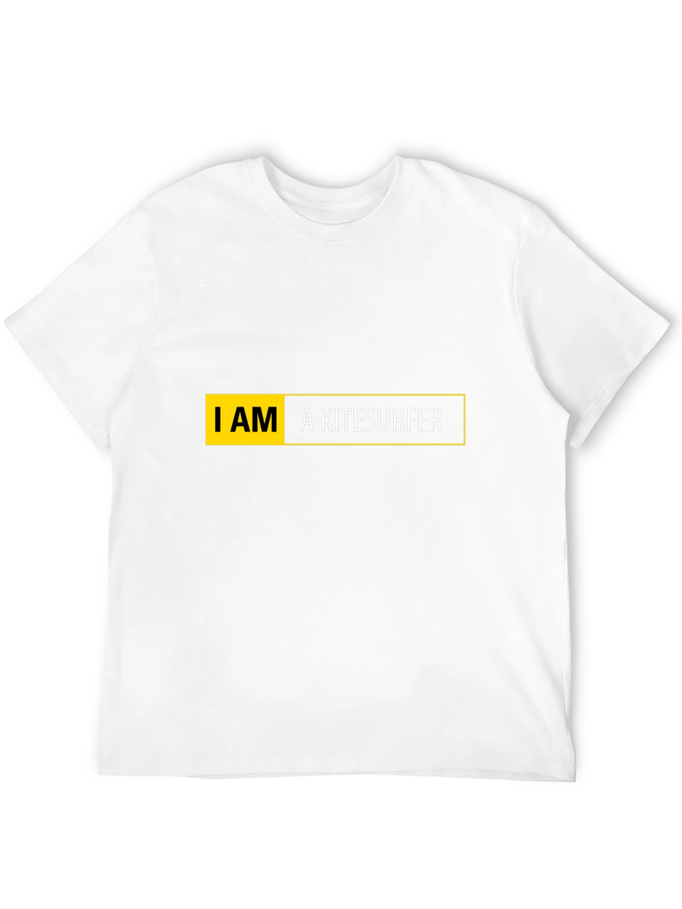 I AM a Kitesurfer Black T-Shirt