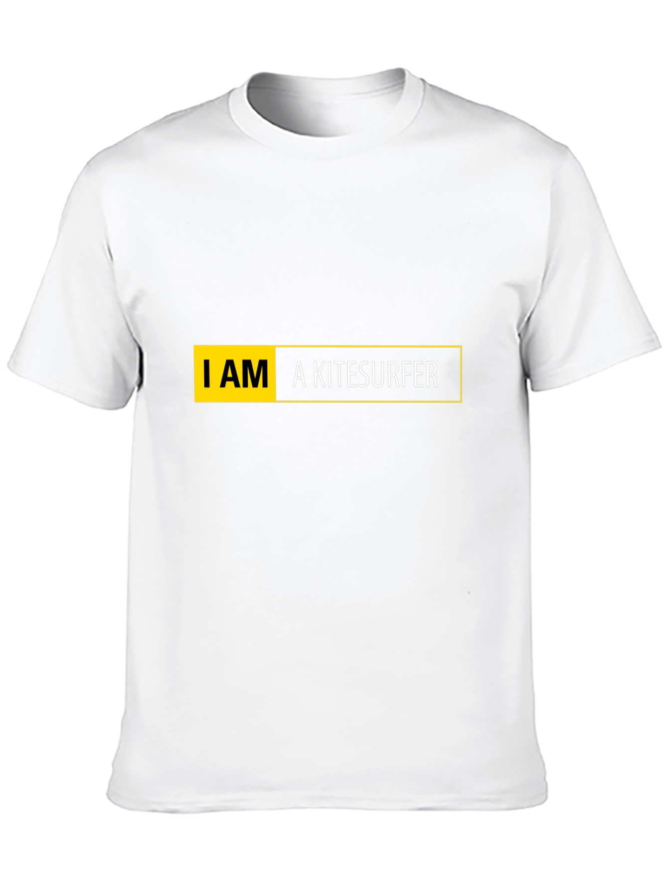 I AM a Kitesurfer Black T-Shirt