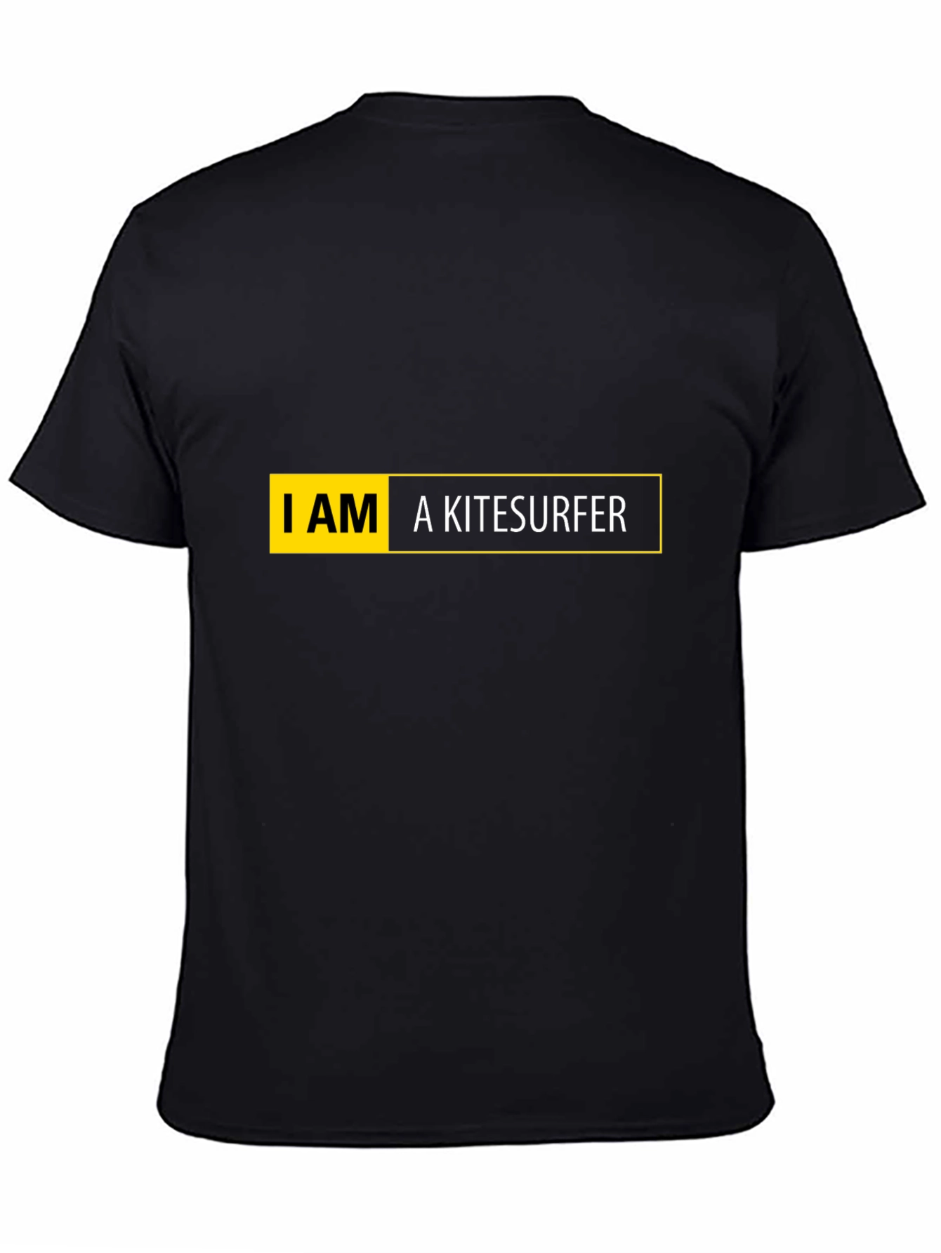 I AM a Kitesurfer Black T-Shirt