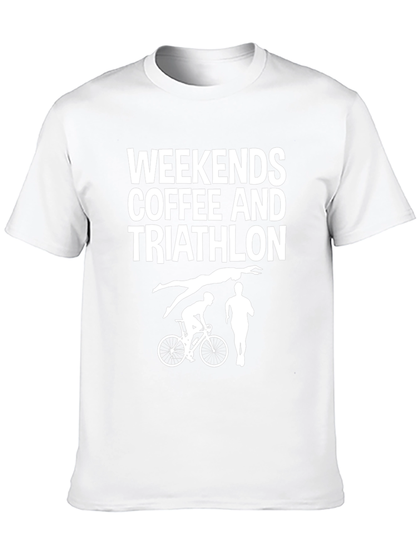 Weekends Coffee and Triathlon Graphic Tee