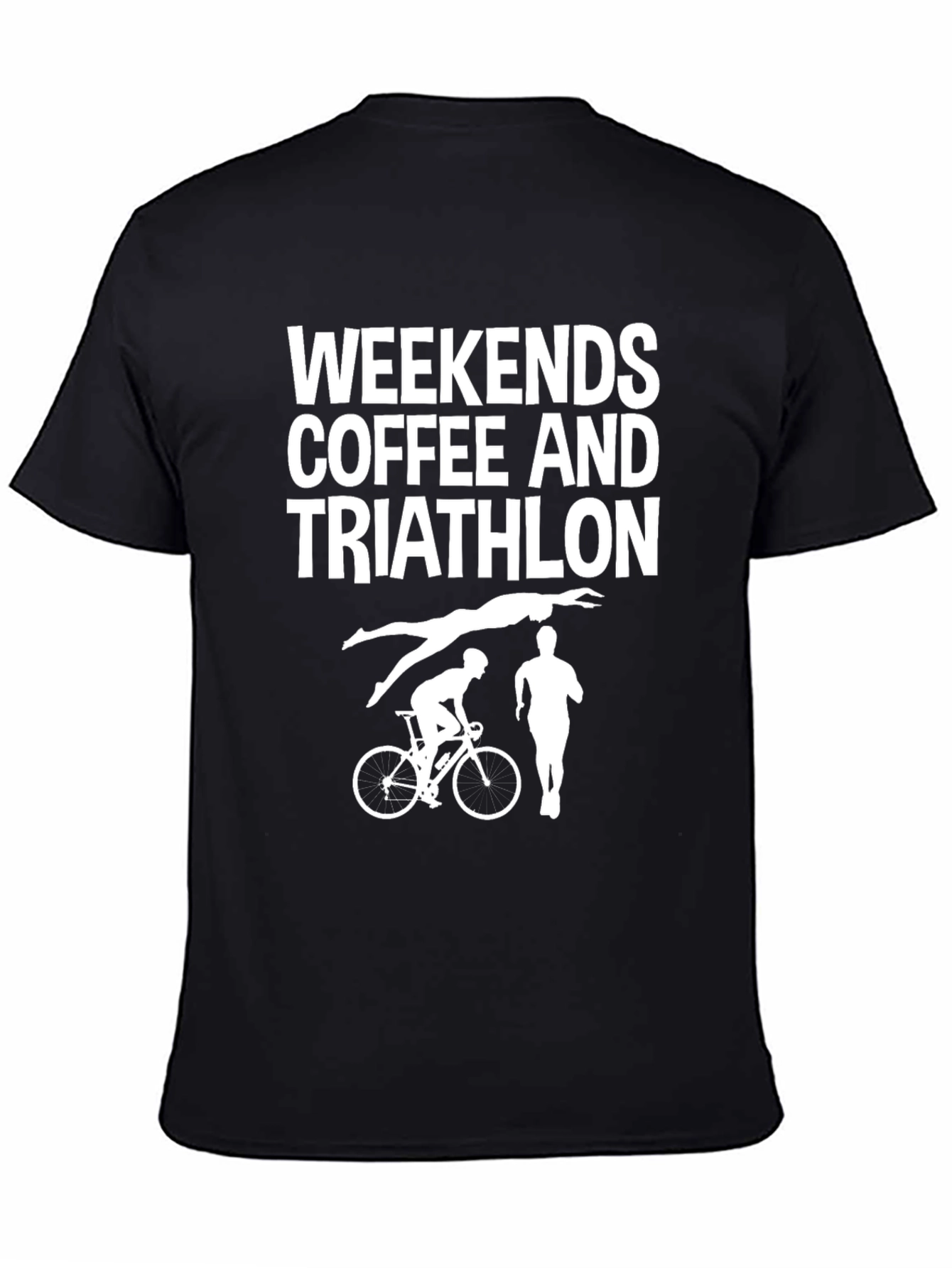 Weekends Coffee and Triathlon Graphic Tee