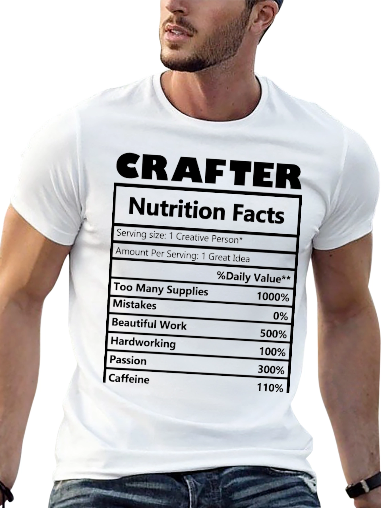 Crafter Nutrition Facts T-Shirt