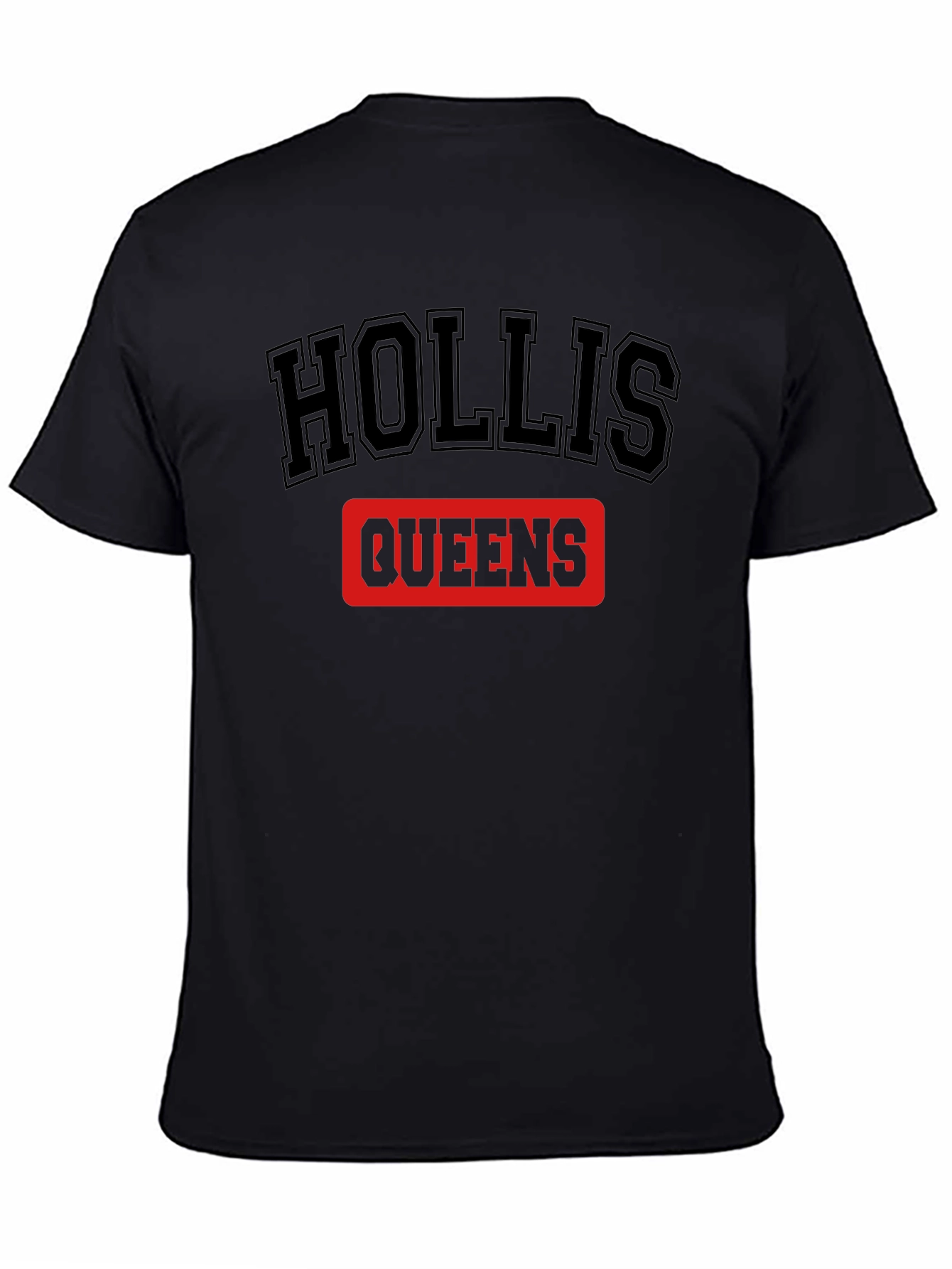 Hollis Queens Black Graphic T-Shirt