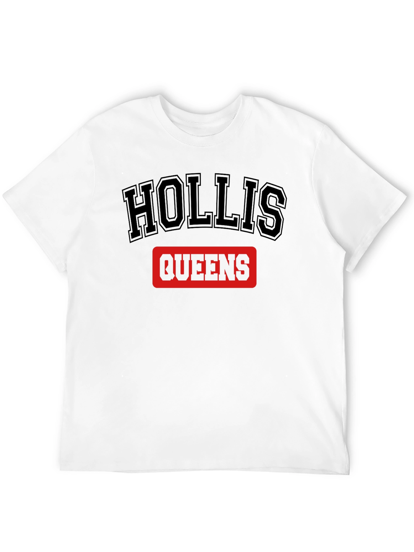 Hollis Queens Black Graphic T-Shirt