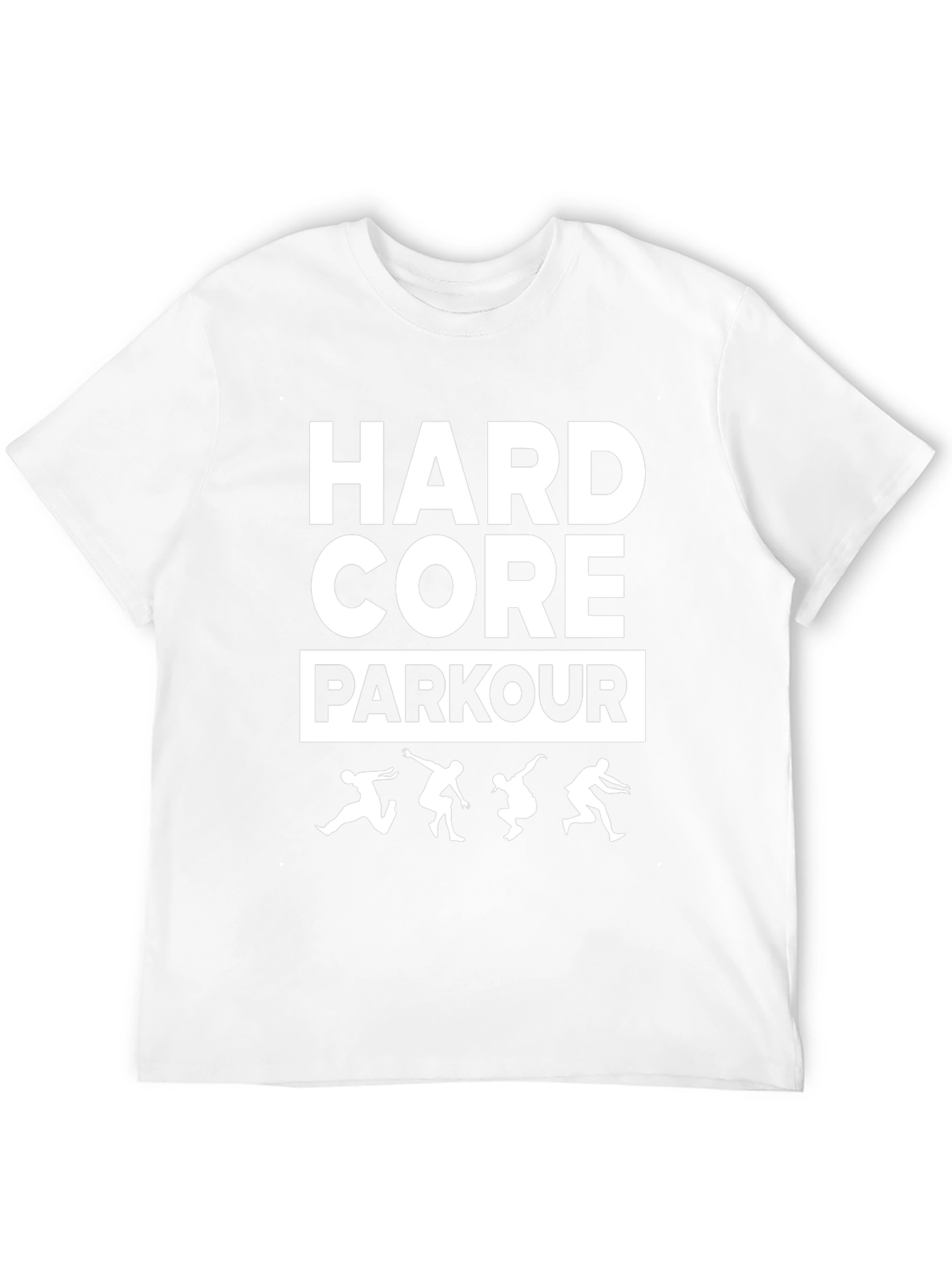Hardcore Parkour Black Graphic T-Shirt