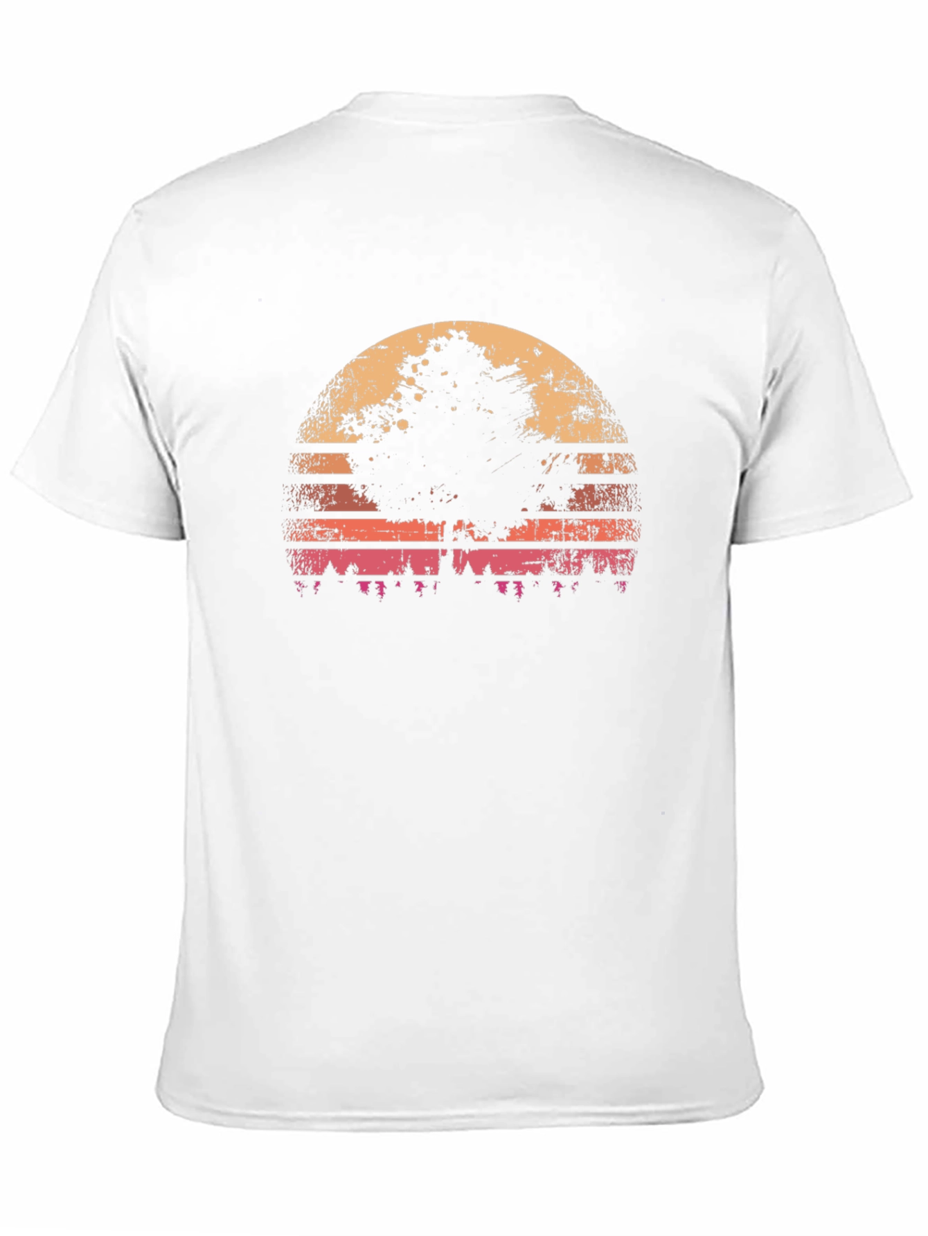 Retro Sunset Tree Graphic Tee