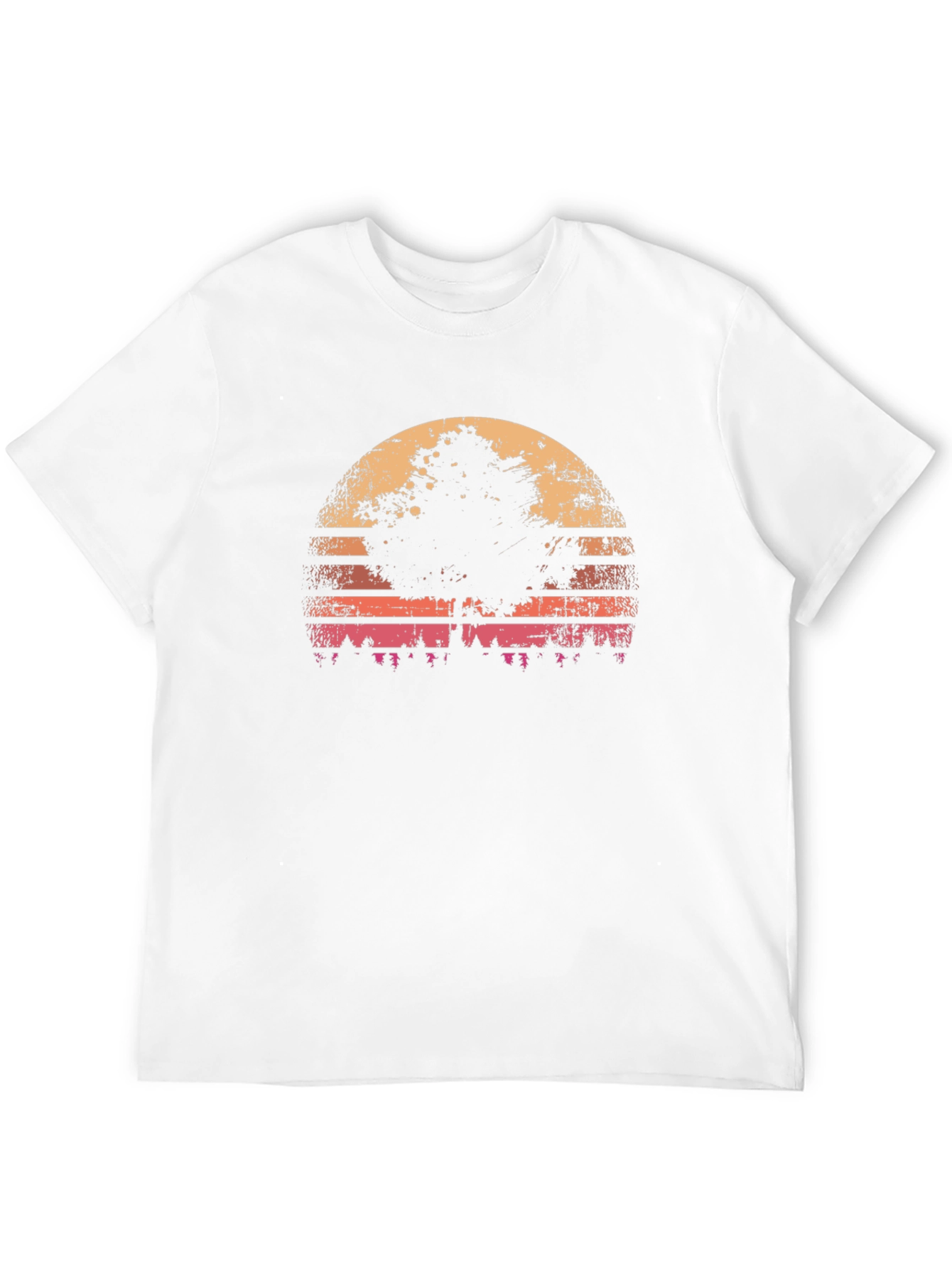 Retro Sunset Tree Graphic Tee