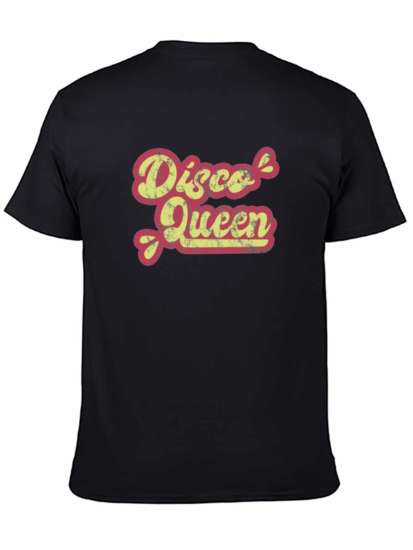Disco Queen Retro Graphic Tee - Black