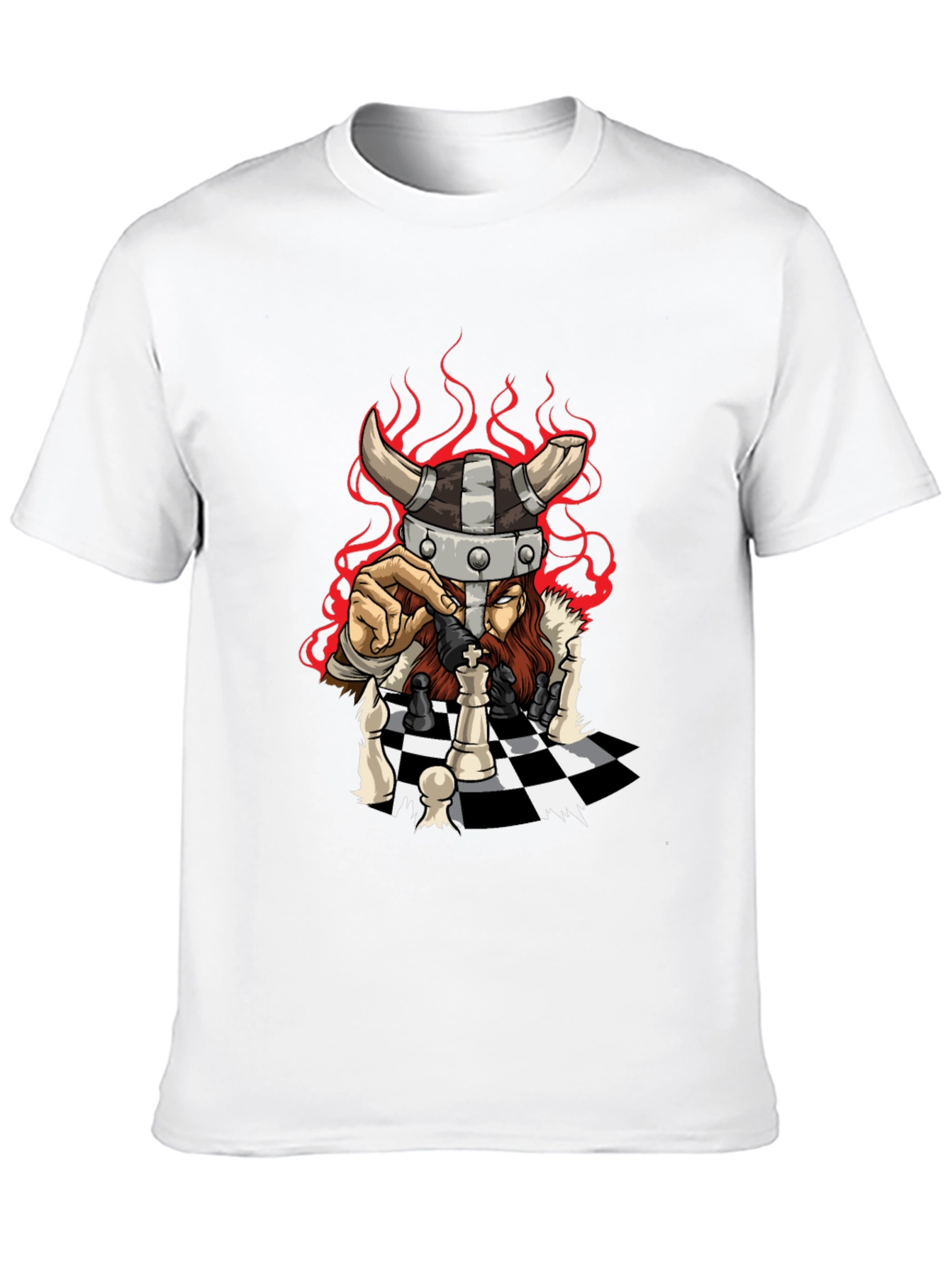Viking Chess Master Graphic T-Shirt