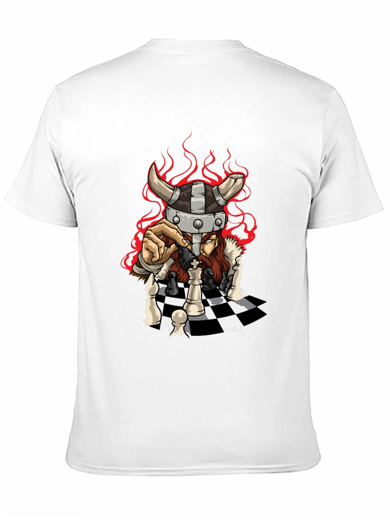 Viking Chess Master Graphic T-Shirt