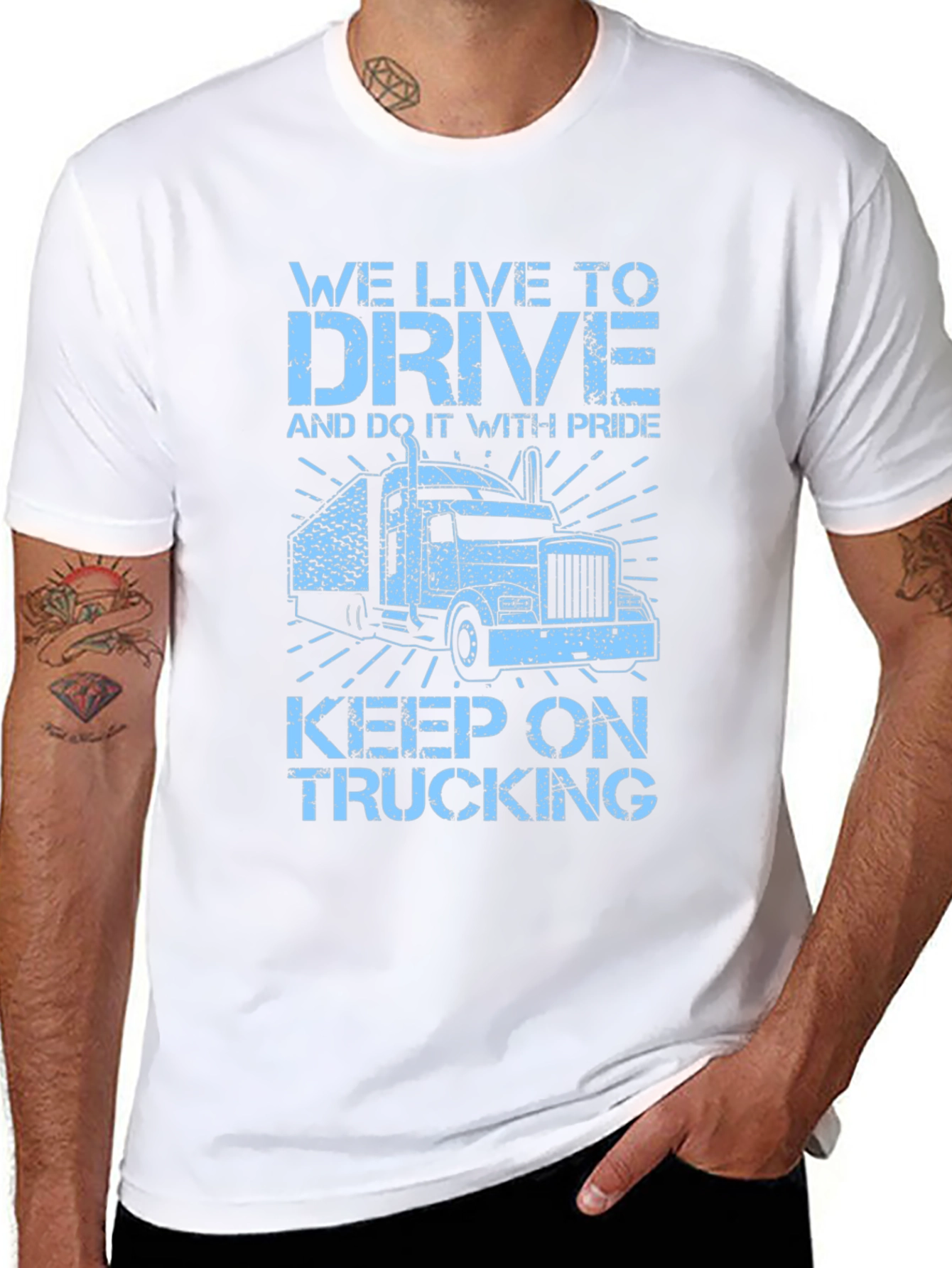 Trucker Tee: We Live to Drive!