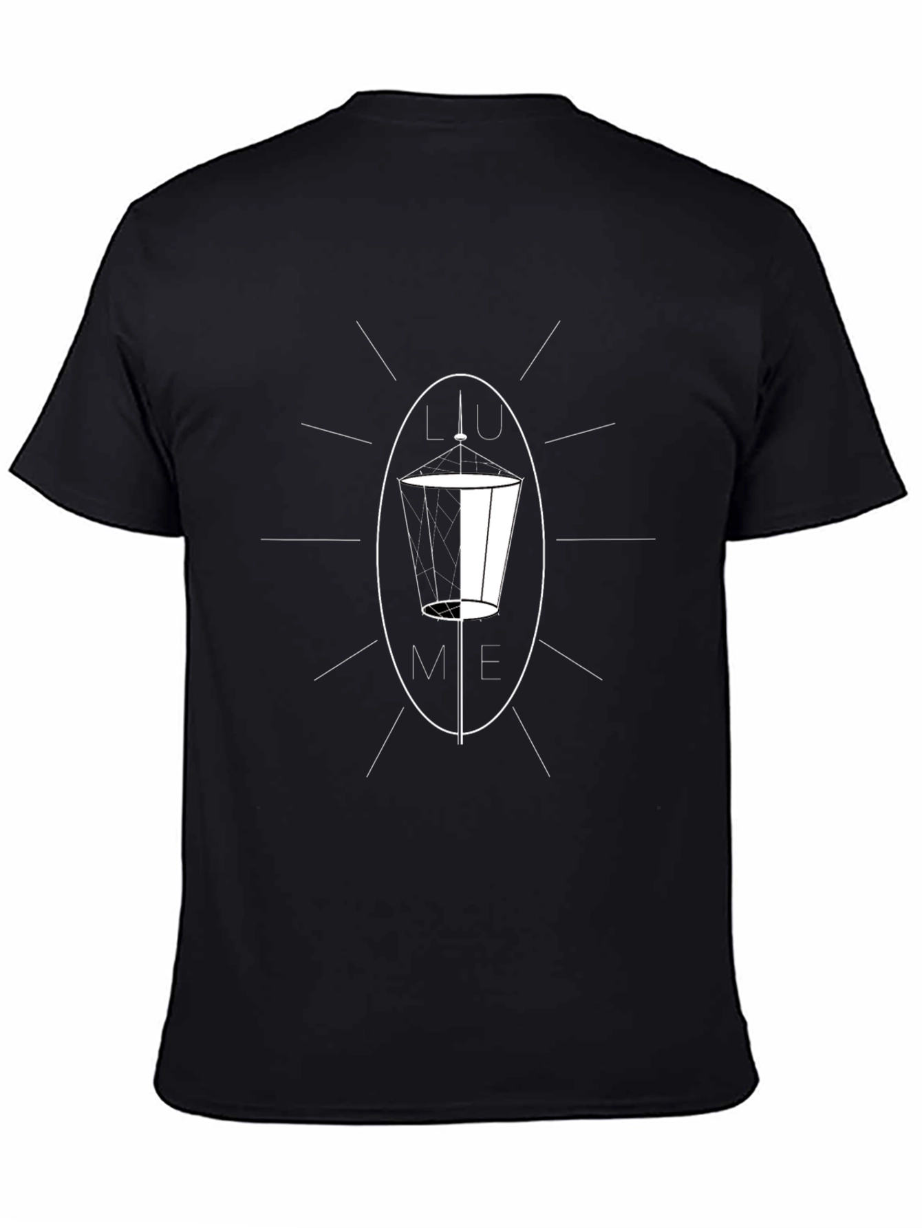 LIUME Graphic T-Shirt - Stylish Black Tee