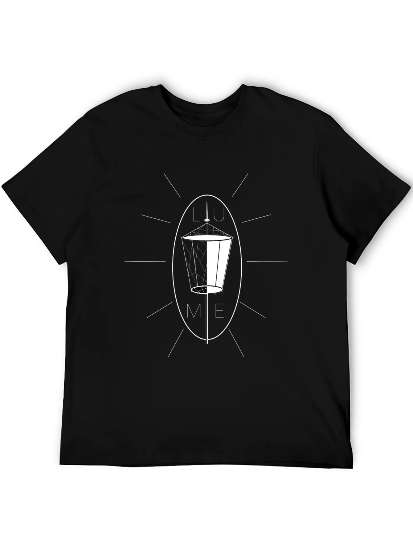 LIUME Graphic T-Shirt - Stylish Black Tee