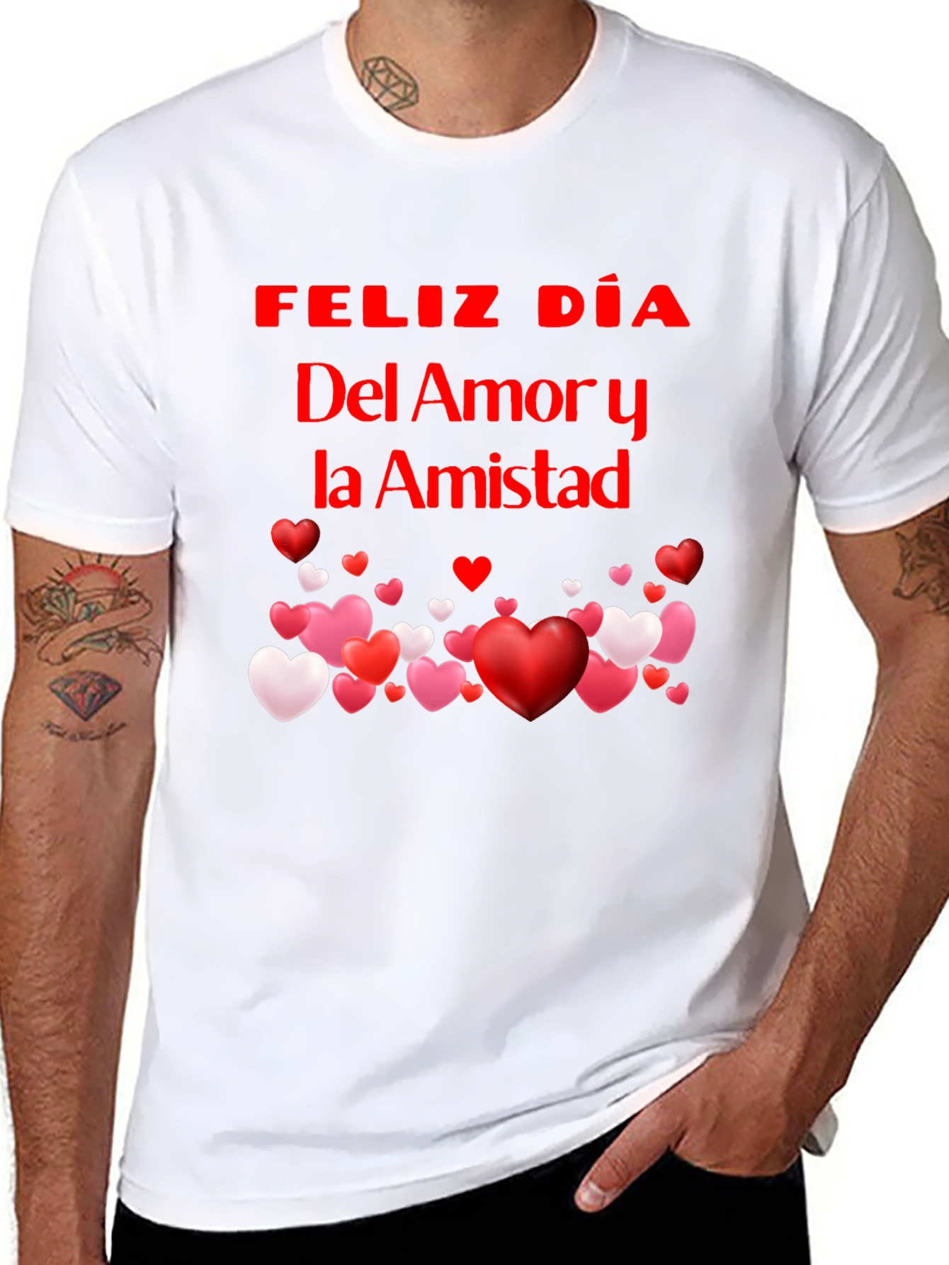Feliz Dia Del Amor y la Amistad T-Shirt