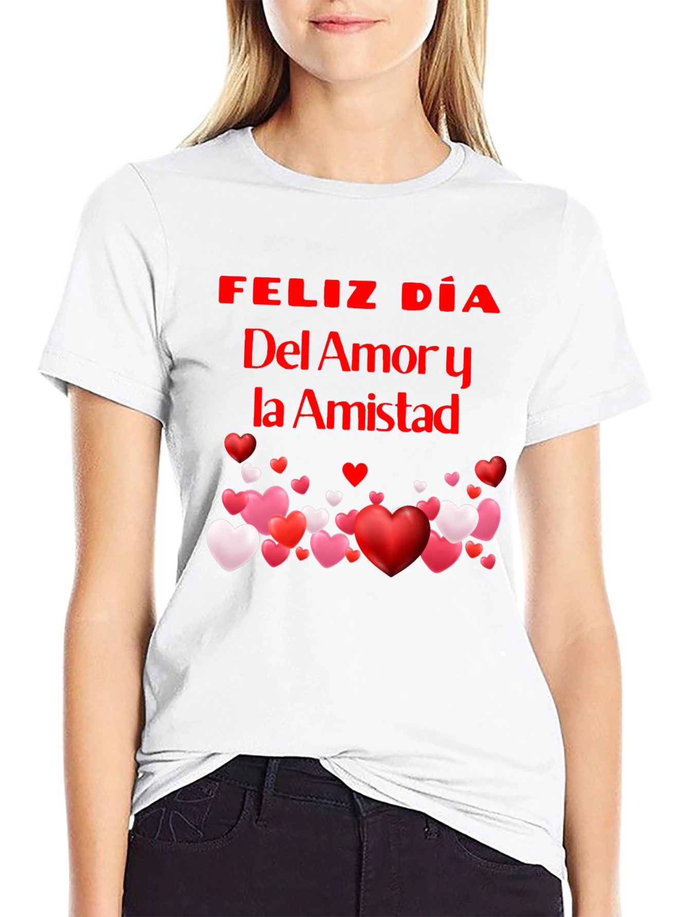 Feliz Dia Del Amor y la Amistad T-Shirt