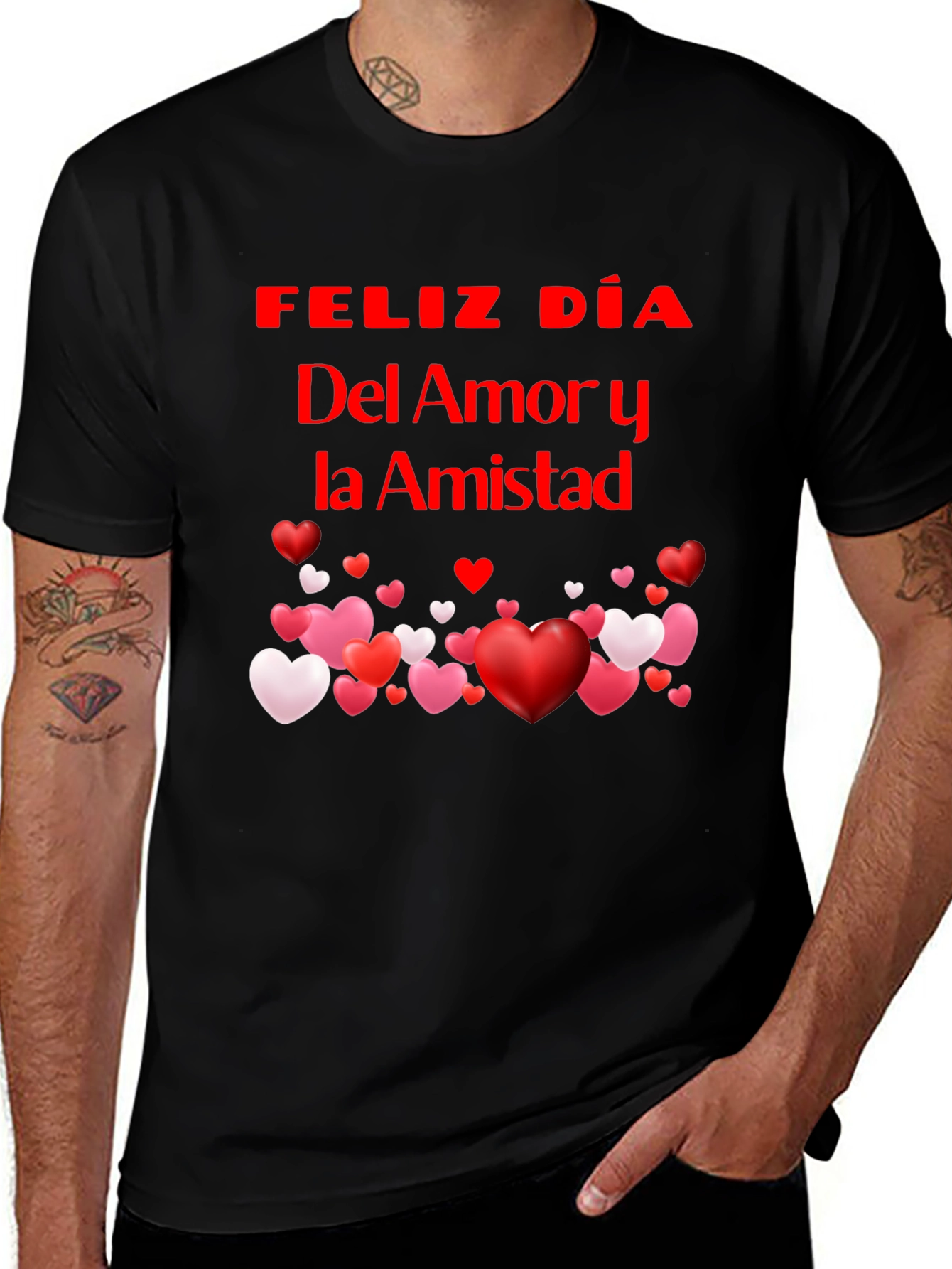 Feliz Dia Del Amor y la Amistad T-Shirt