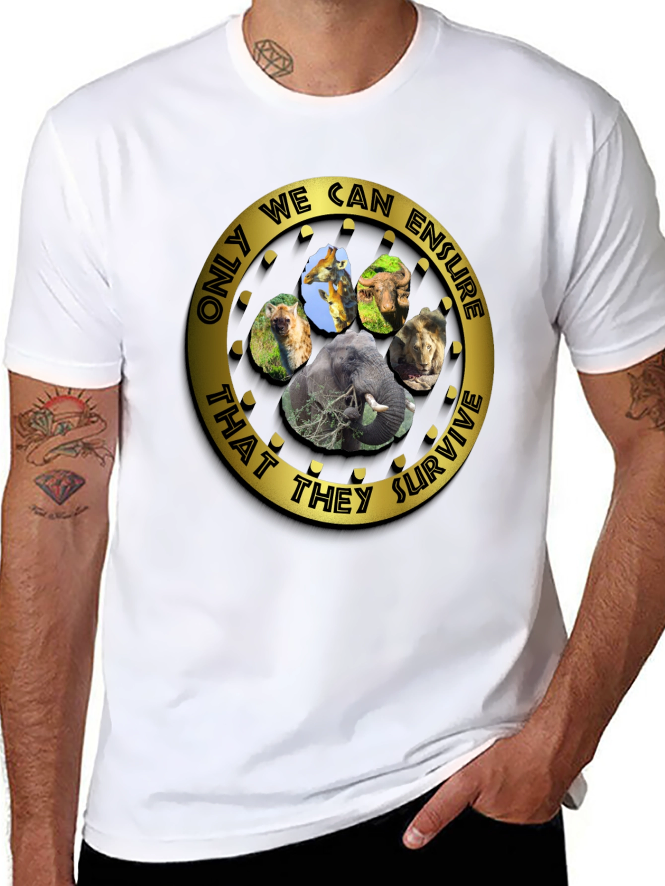 Wildlife Conservation Graphic T-Shirt
