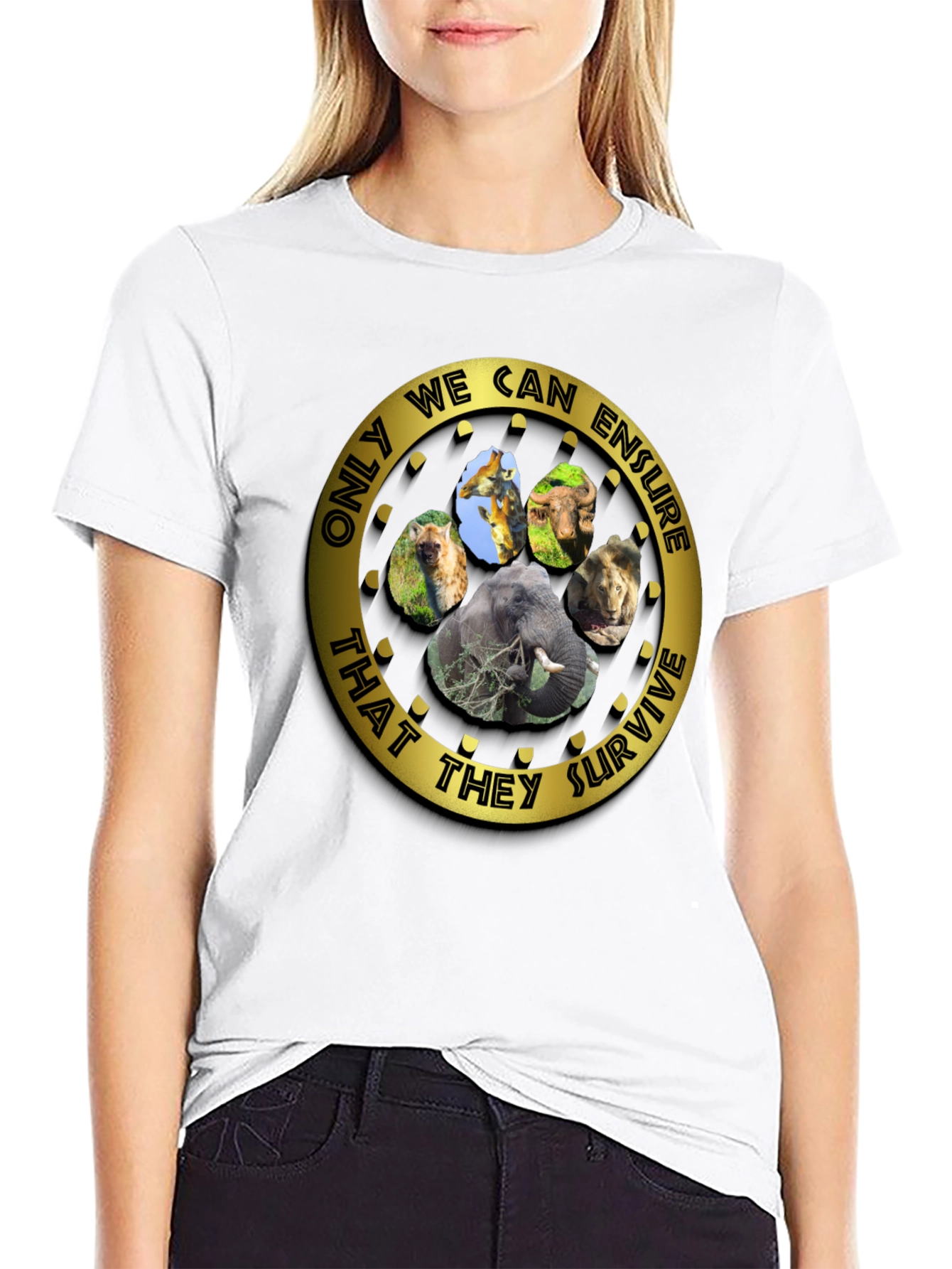 Wildlife Conservation Graphic T-Shirt