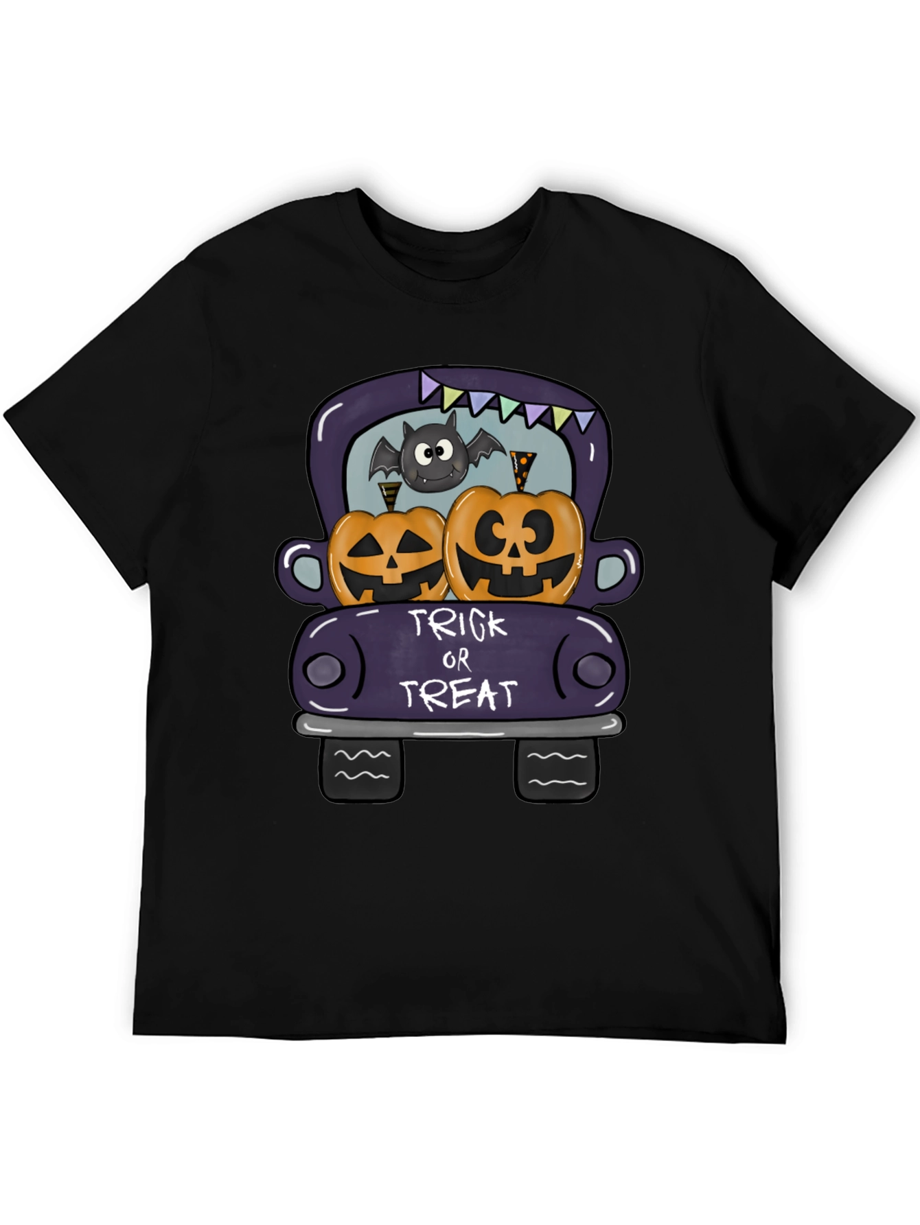 Halloween Truck Tee - Trick or Treat Pumpkins!