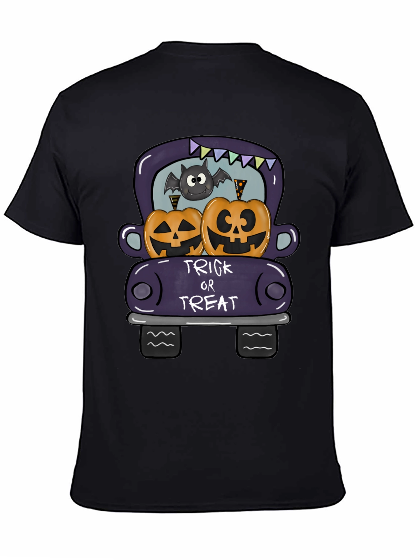 Halloween Truck Tee - Trick or Treat Pumpkins!