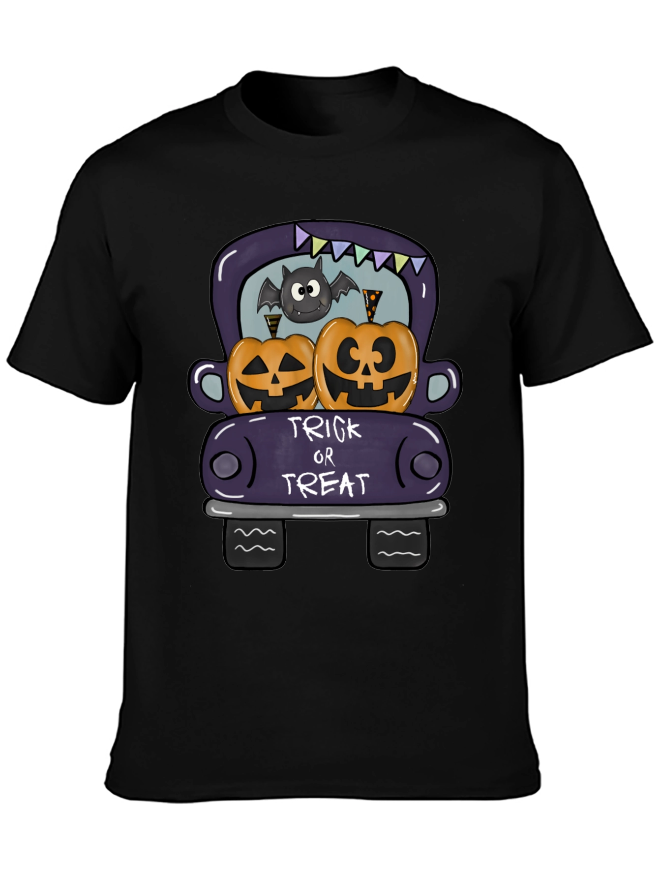 Halloween Truck Tee - Trick or Treat Pumpkins!