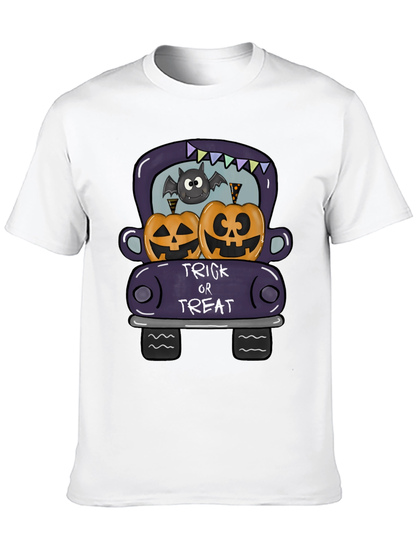 Halloween Truck Tee - Trick or Treat Pumpkins!