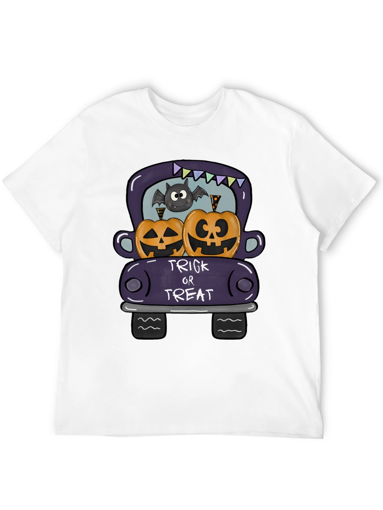 Halloween Truck Tee - Trick or Treat Pumpkins!