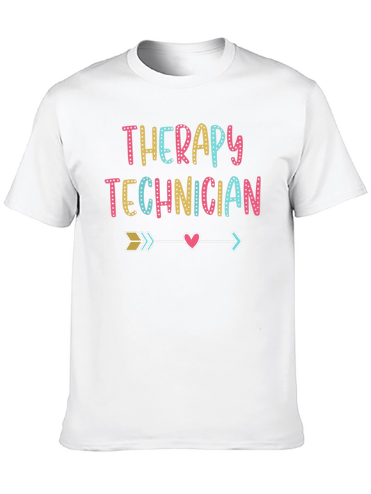 Therapy Technician T-Shirt - Arrow & Heart Design