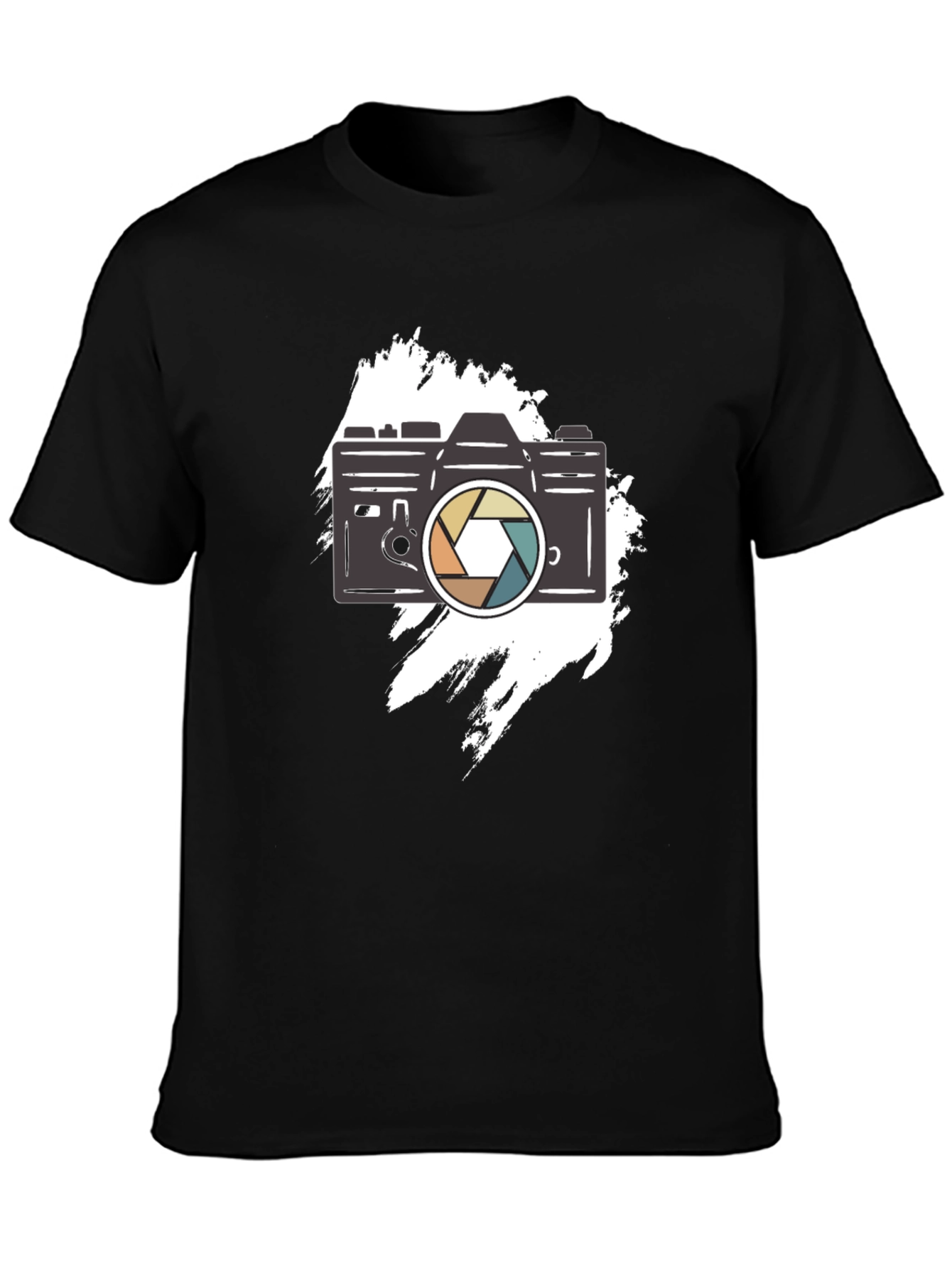 Retro Camera Graphic Tee - Trendy Photographer T-Shirt