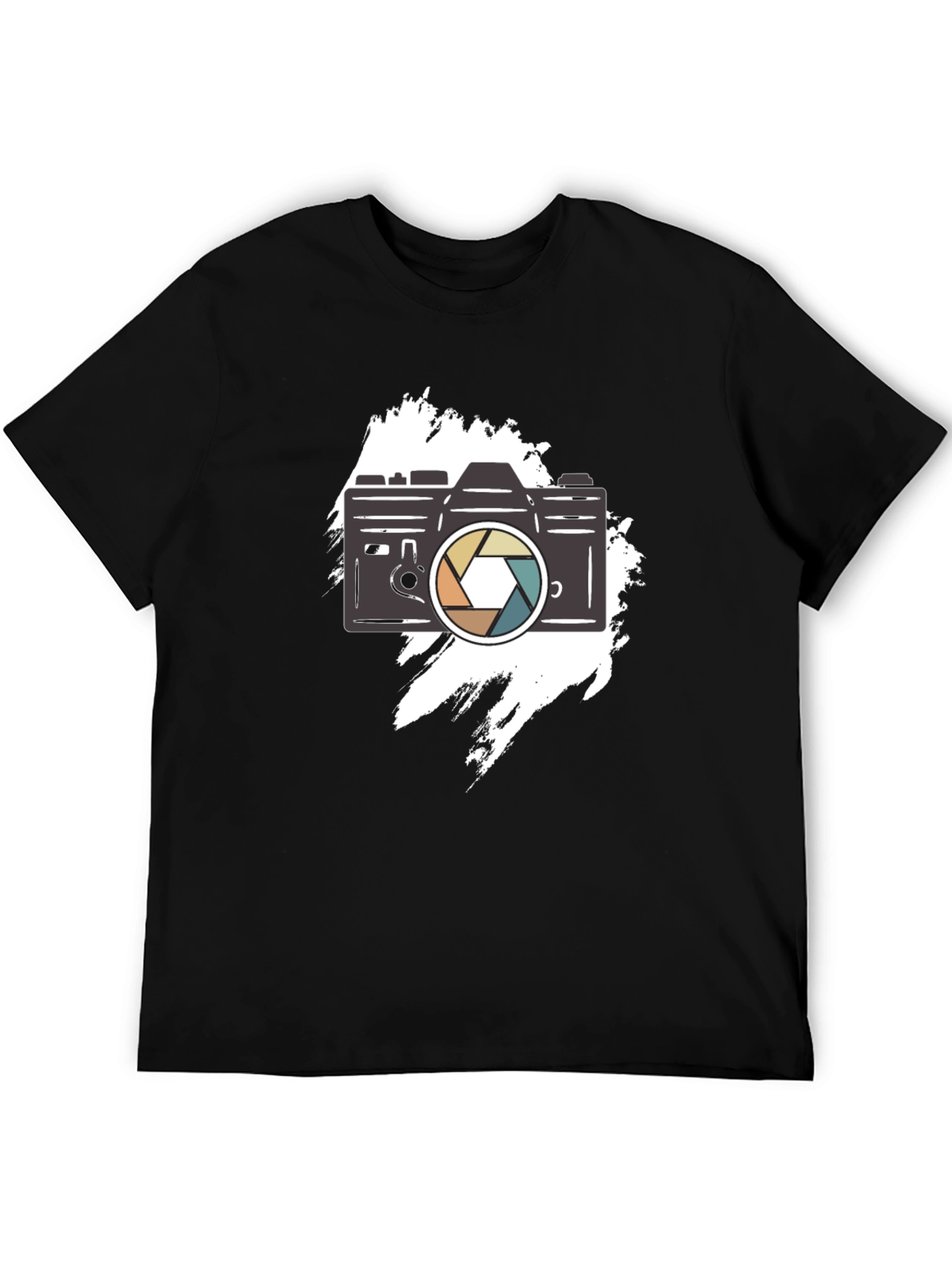 Retro Camera Graphic Tee - Trendy Photographer T-Shirt