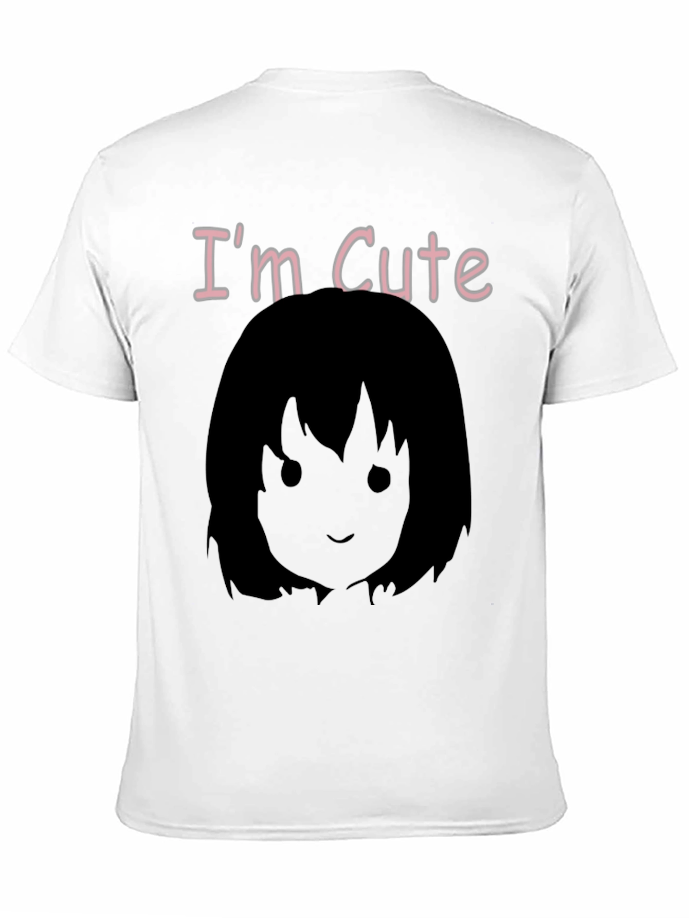 Im Cute Black Anime Graphic Tee