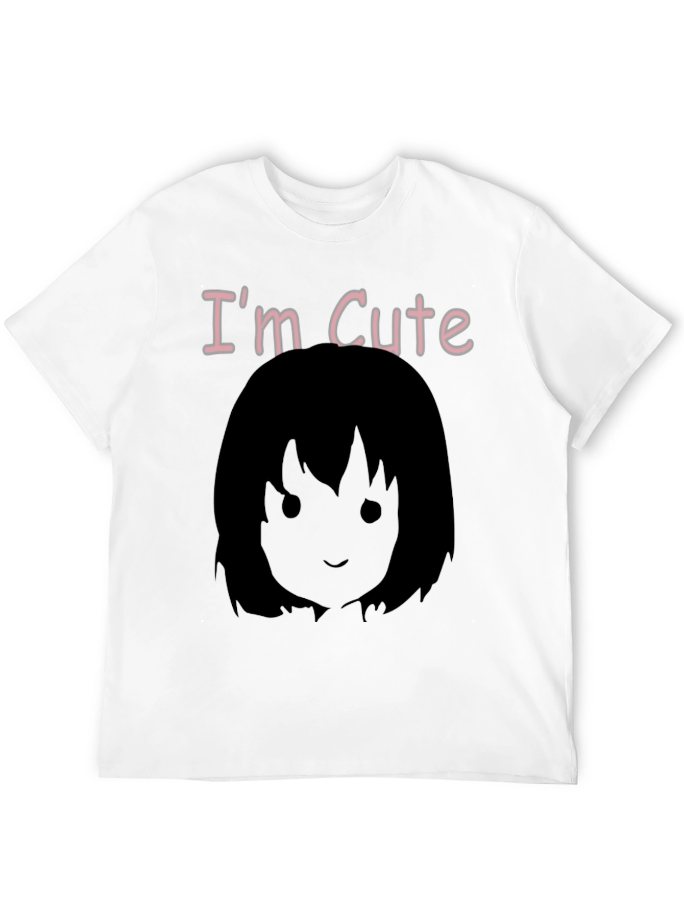Im Cute Black Anime Graphic Tee