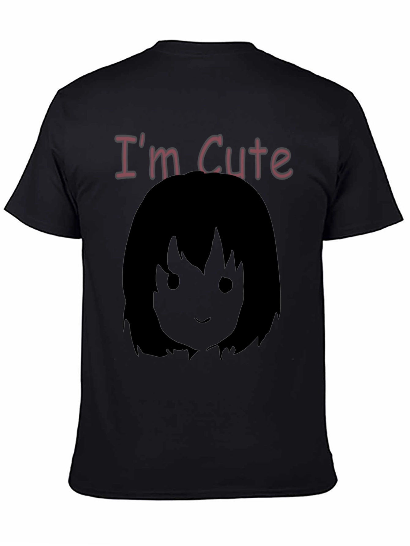 Im Cute Black Anime Graphic Tee