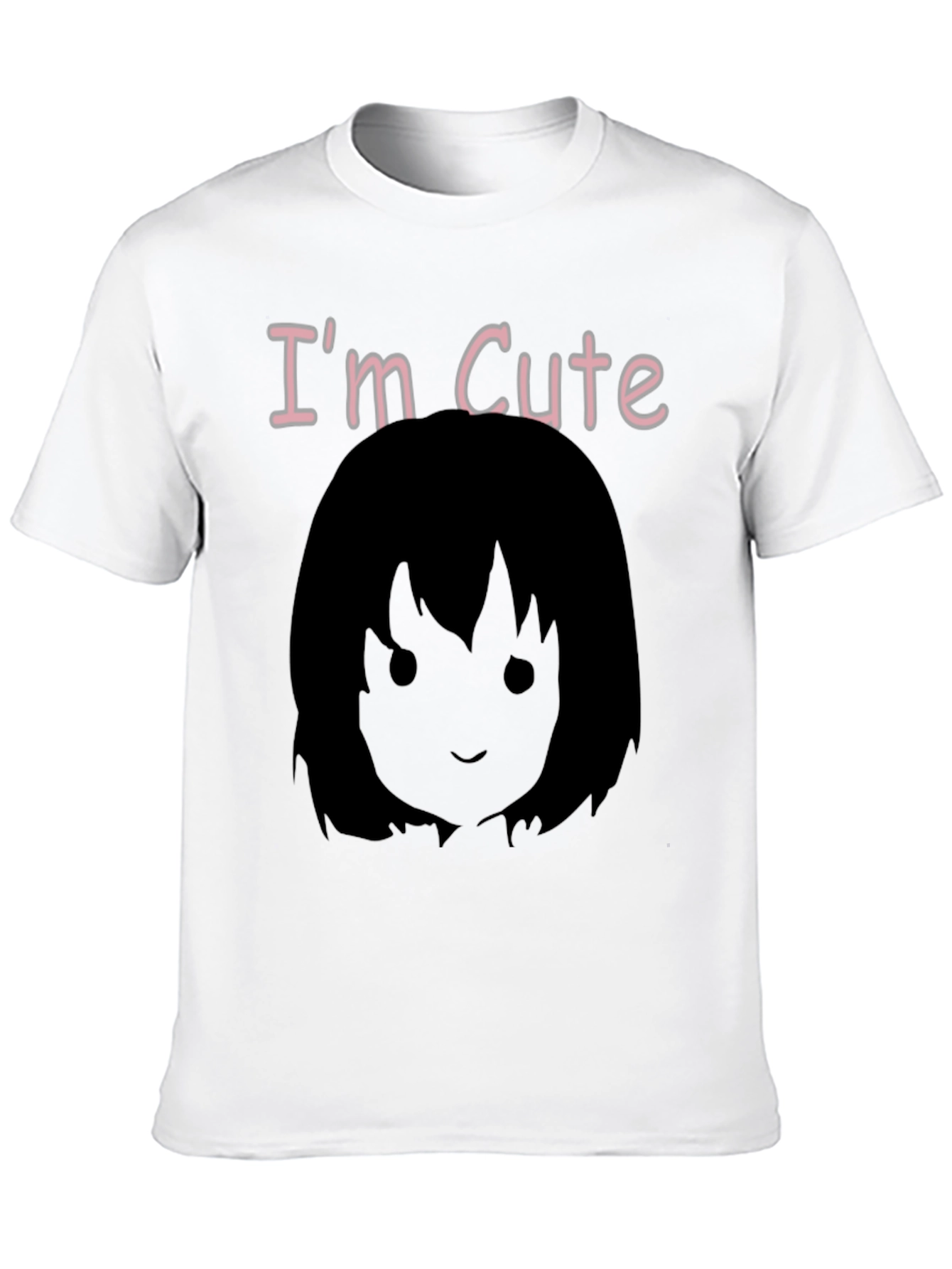 Im Cute Black Anime Graphic Tee
