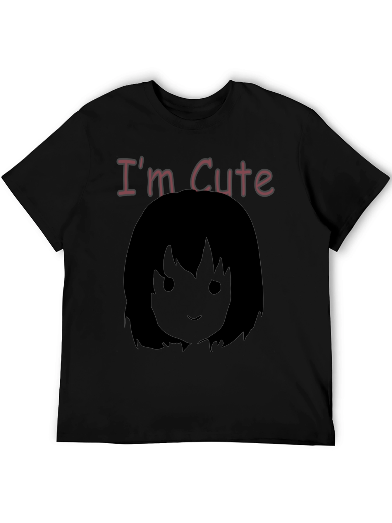 Im Cute Black Anime Graphic Tee